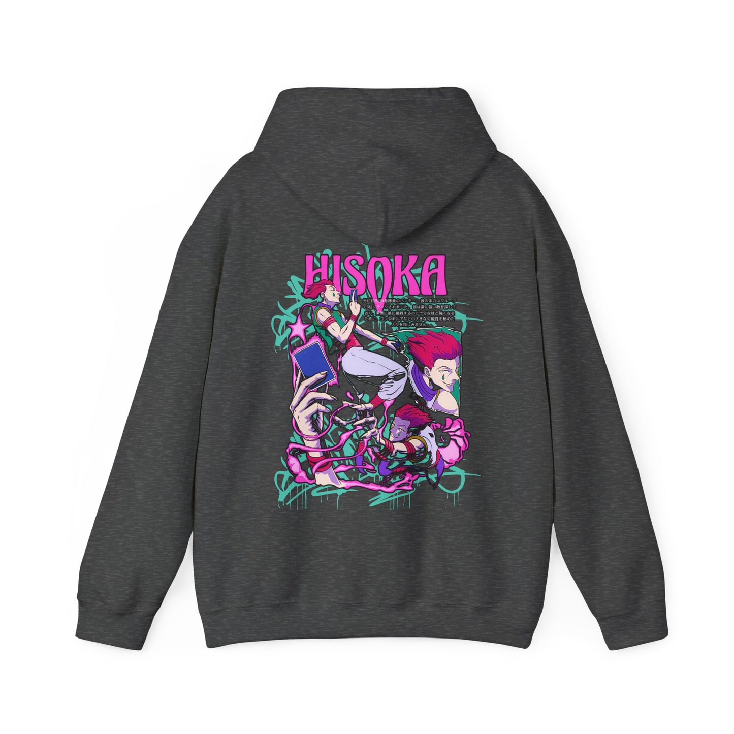 Hisoka Morow Hunter x Hunter Hoodie with Back Print – 100% Cotton | Anime Streetwear for Fans
