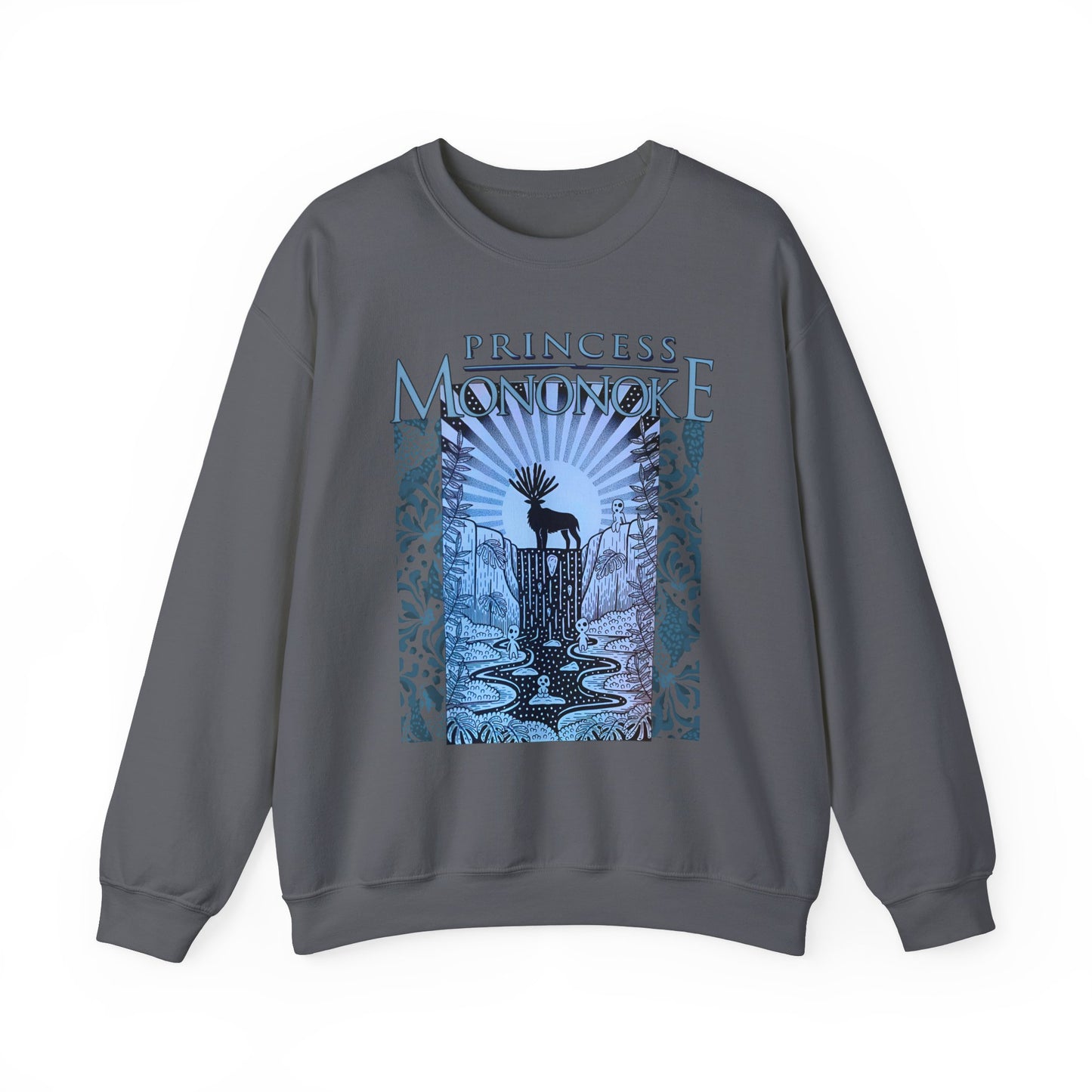 Mononoke Princess Forest Spirit Sweatshirt – 100% Cotton Studio Ghibli Inspired Anime Pullover