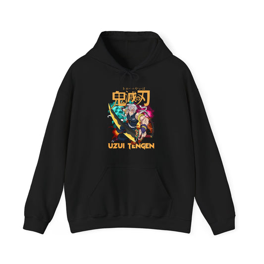 Uzui Tengen Demon Slayer Hoodie – 100% Cotton Anime Pullover for Kimetsu no Yaiba Fans
