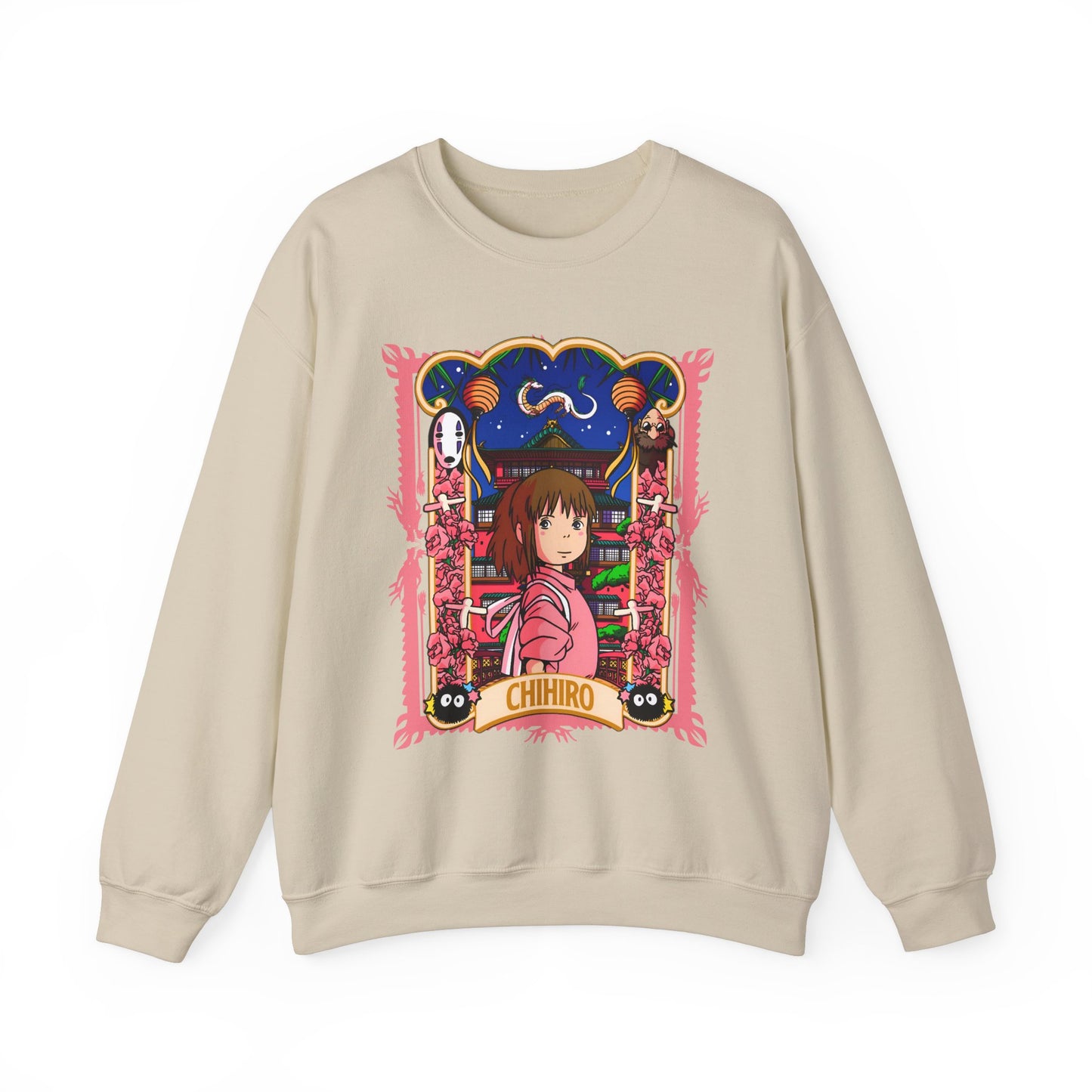 Spirited Away Chihiro Sweatshirt – 100% Cotton Studio Ghibli Pullover for Anime Fans