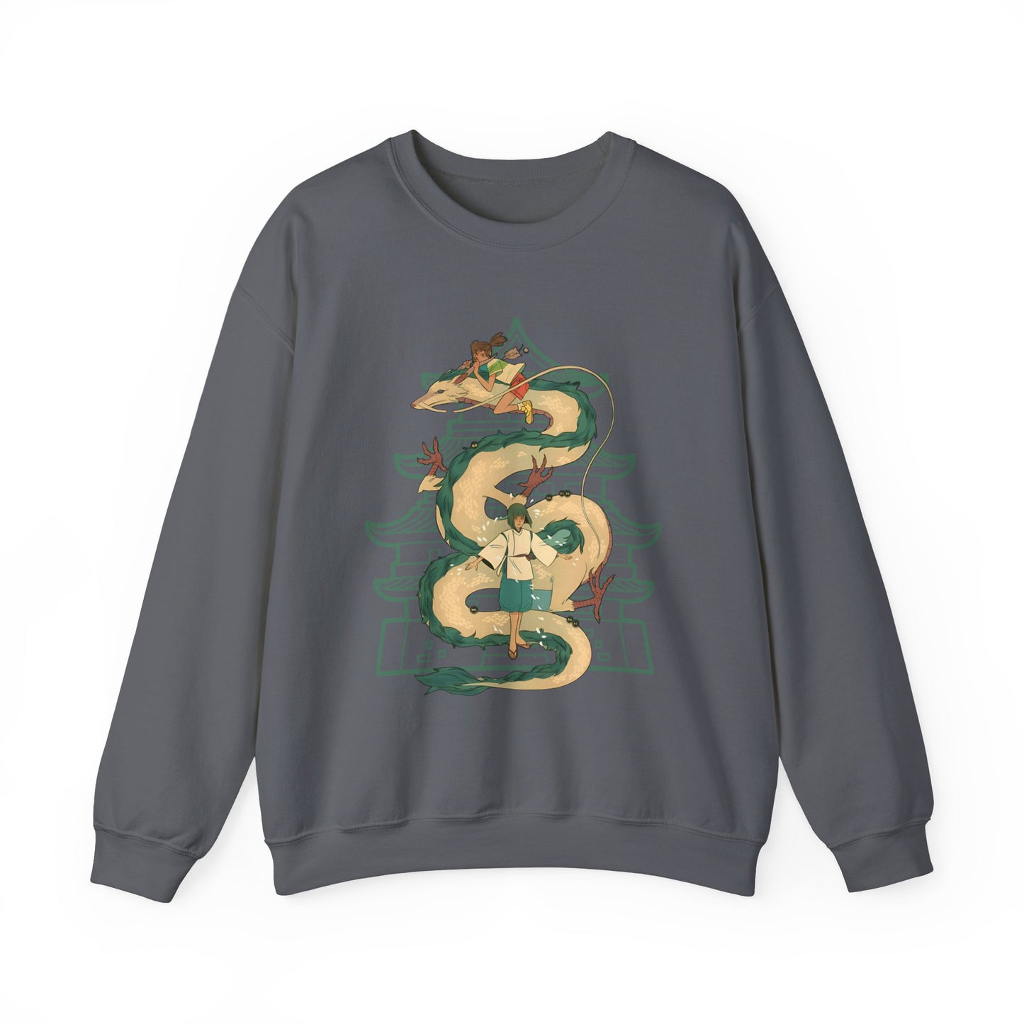 Haku Spirited Away Sweatshirt – 100% Cotton Studio Ghibli Anime Pullover for Fans
