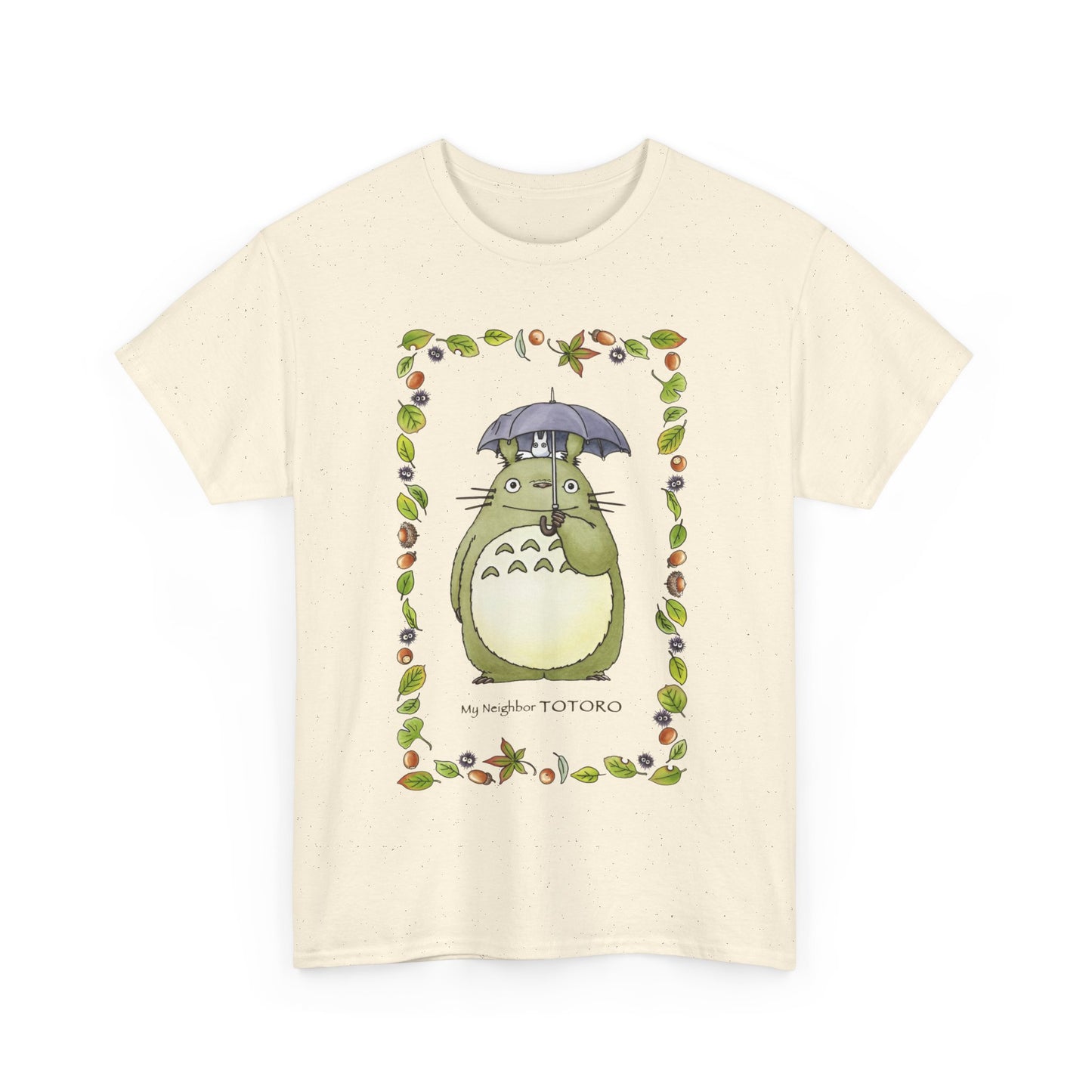 Cute Totoro T-Shirt – 100% Cotton Studio Ghibli Anime Tee for Fans