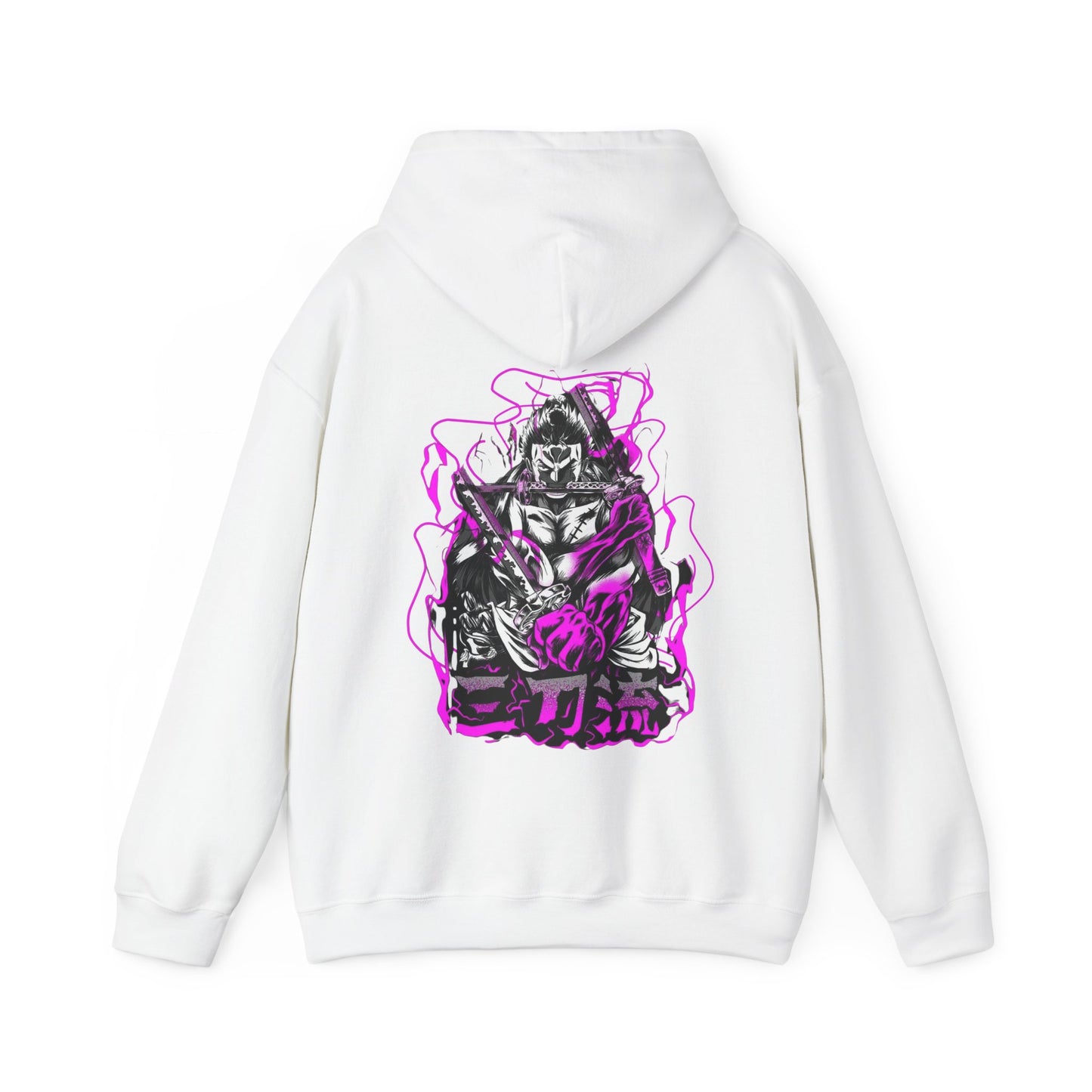 Roronoa Zoro Back Print Hoodie – 100% Cotton One Piece Anime Hoodie for True Fans