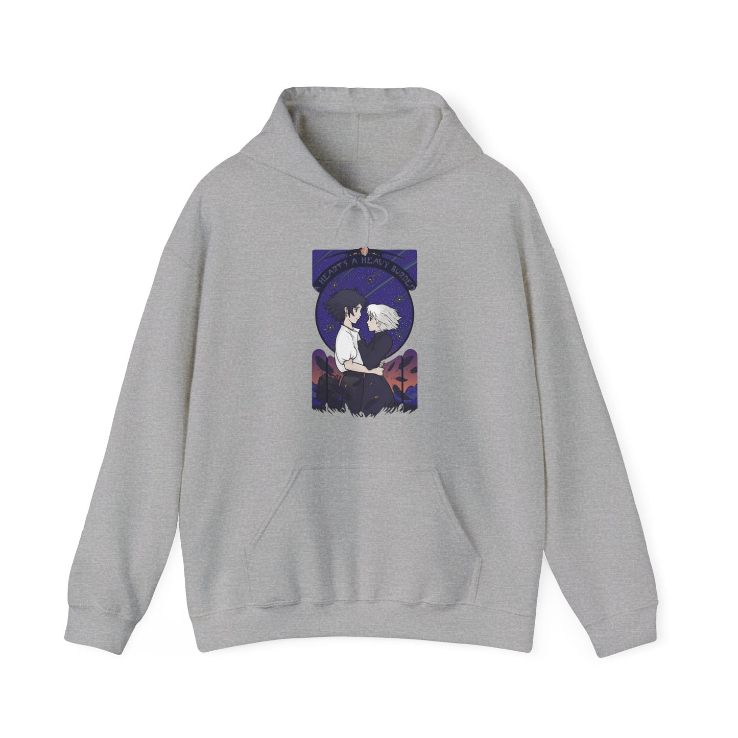 Howl and Sophie Couple Hoodie – 100% Cotton Studio Ghibli Hoodie from Howl’s Moving Castle
