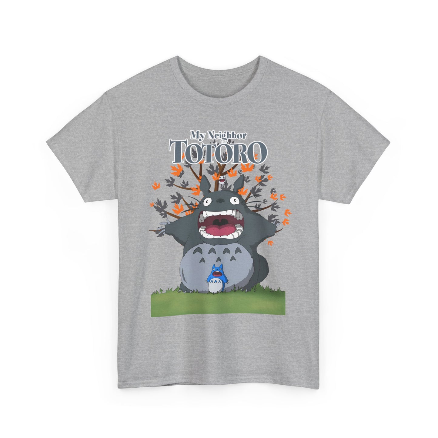 My Neighbor Totoro Scream T-Shirt 100% Cotton Studio Ghibli Tee