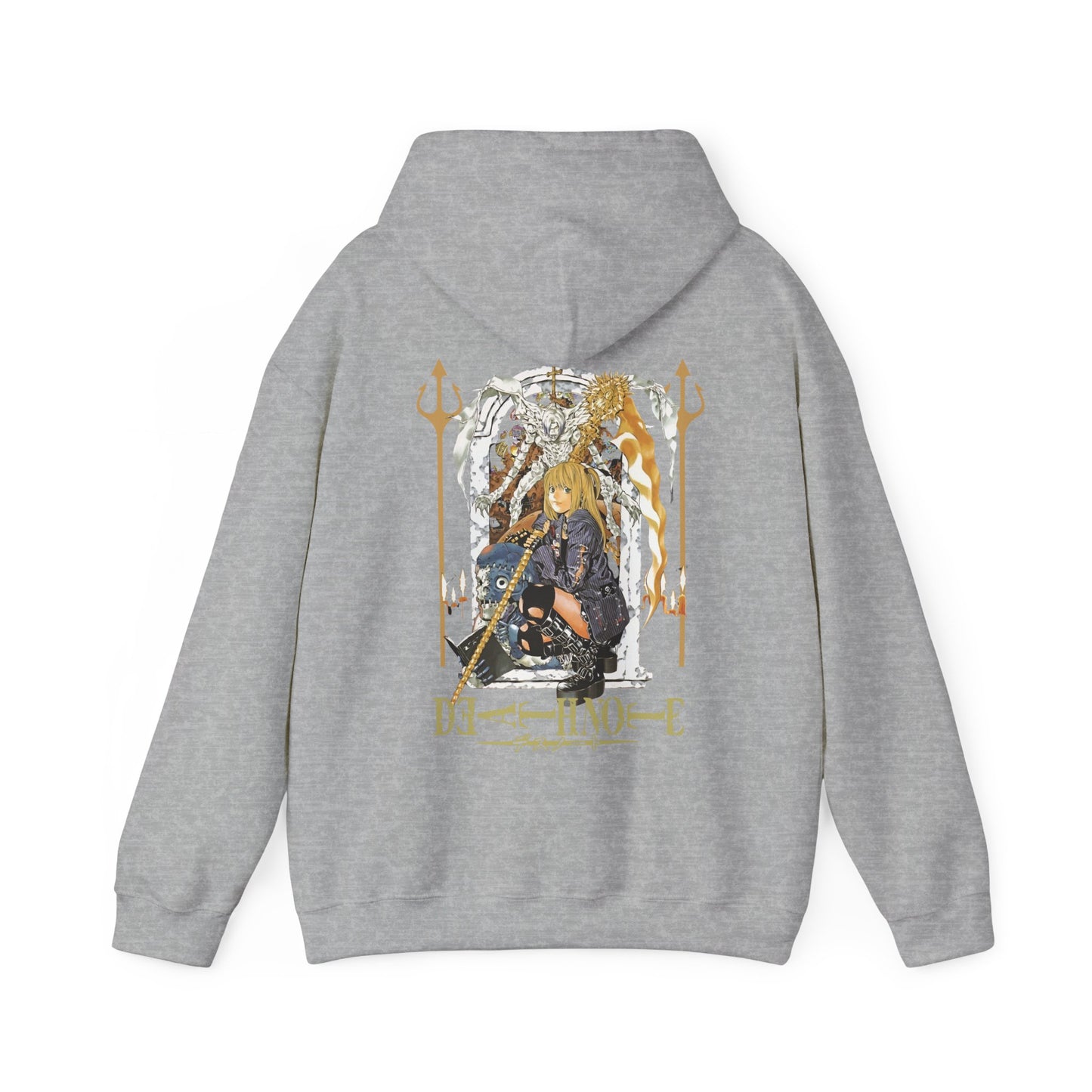 Misa Amane Death Note Back Print Hoodie – 100% Cotton Gothic Anime Streetwear