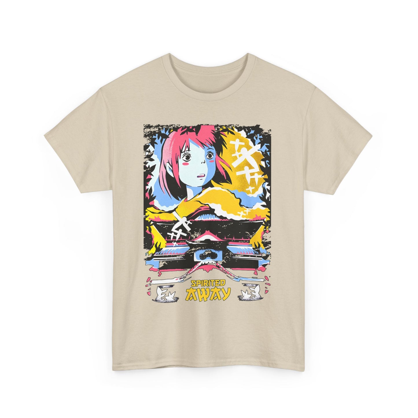 Spirited Away Japan Art T-Shirt | 100% Cotton Studio Ghibli Tee