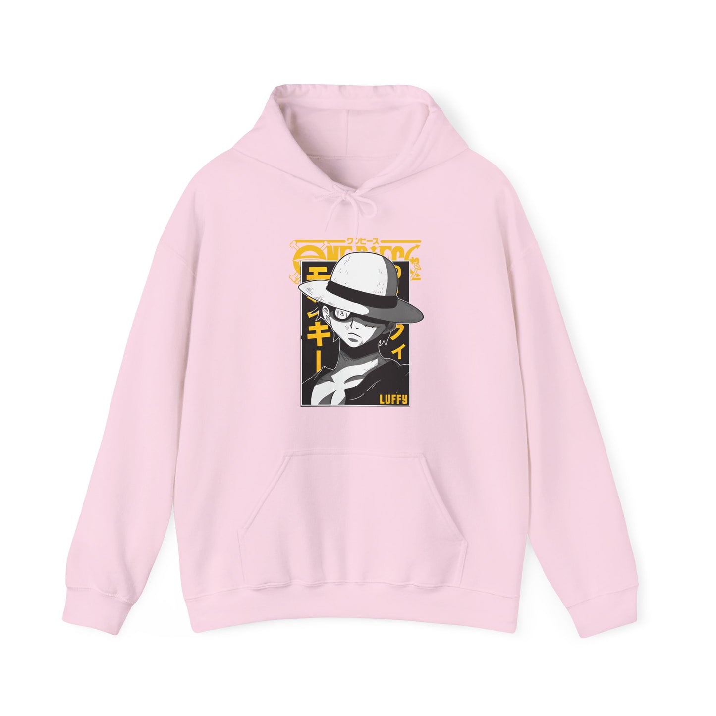 Luffy One Piece Hoodie – 100% Cotton Anime Hoodie for Straw Hat Pirates Fans