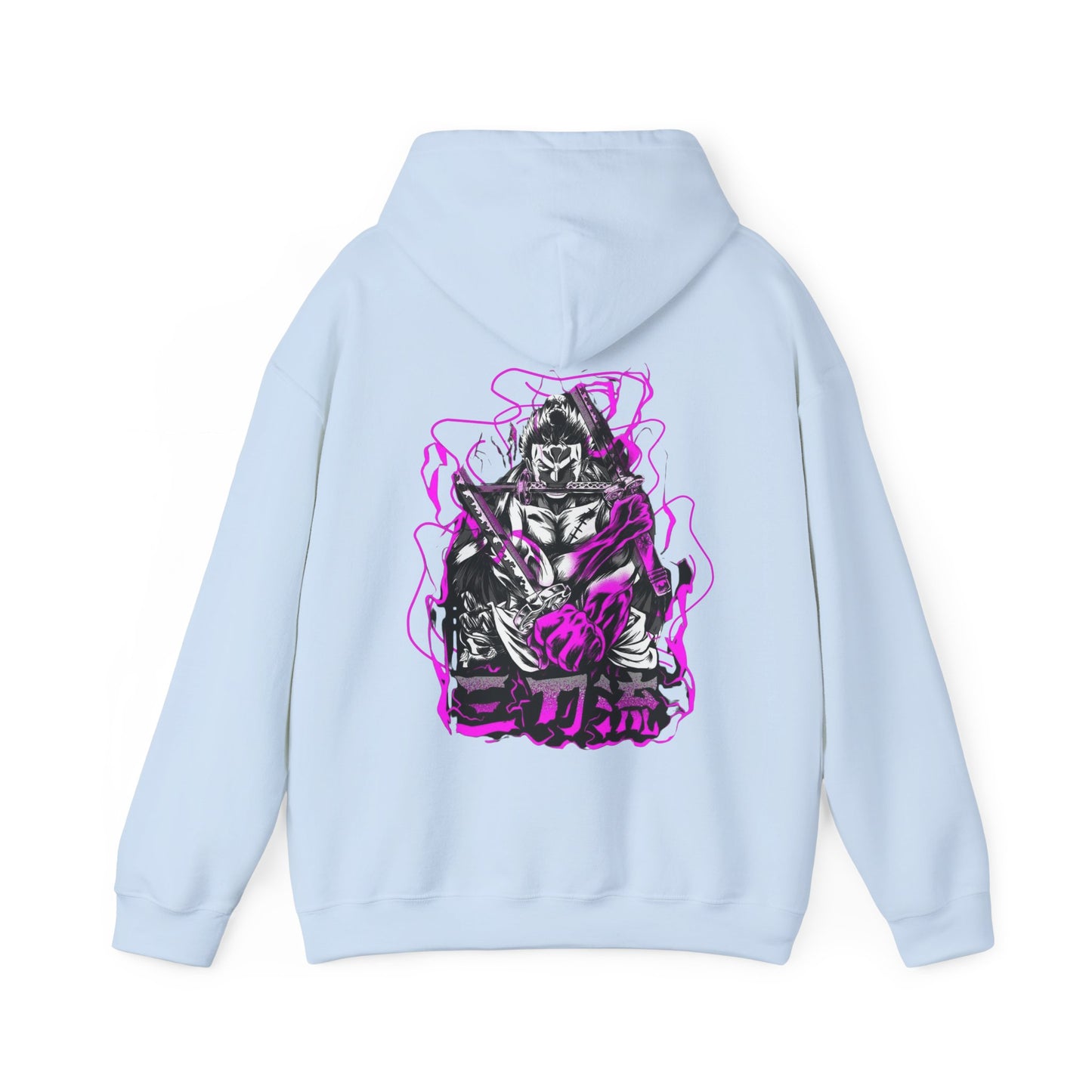 Roronoa Zoro Back Print Hoodie – 100% Cotton One Piece Anime Hoodie for True Fans