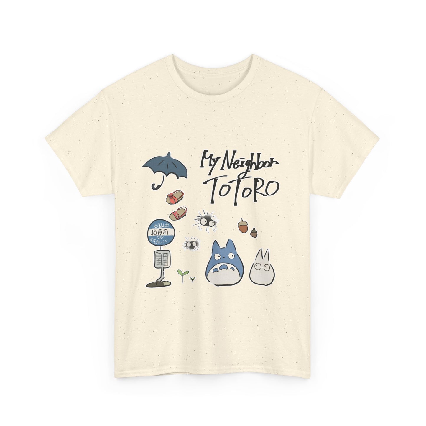 My Neighbor Totoro Shirt – 100% Cotton Ghibli Tee for Anime Lovers