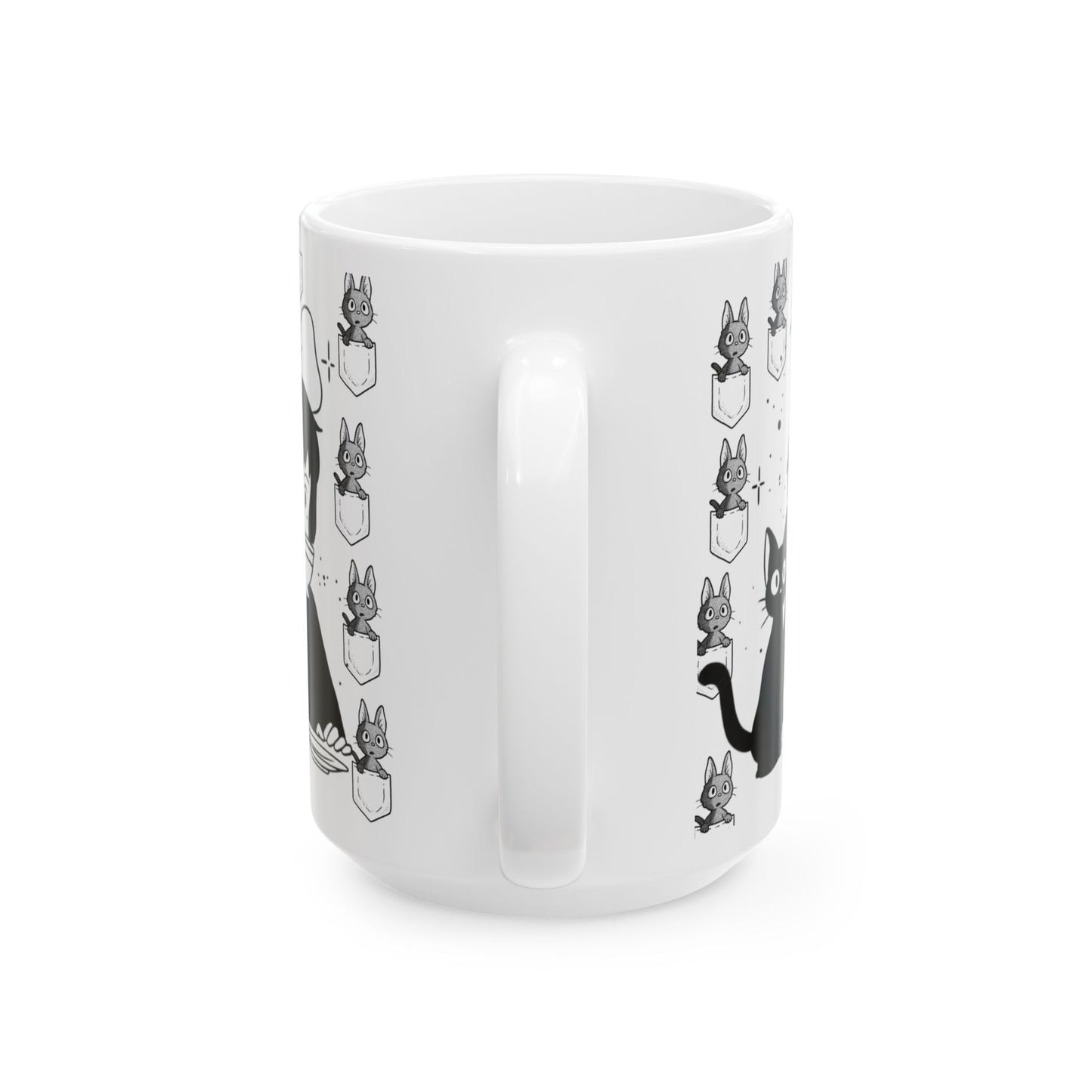 Kiki's Delivery Coffee Mug – Studio Ghibli Cup for Anime Lovers – 11oz & 15oz Ceramic Mug