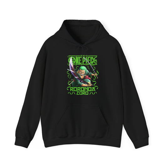 Roronoa Zoro Sword Hoodie – 100% Cotton One Piece Anime Hoodie for Fans
