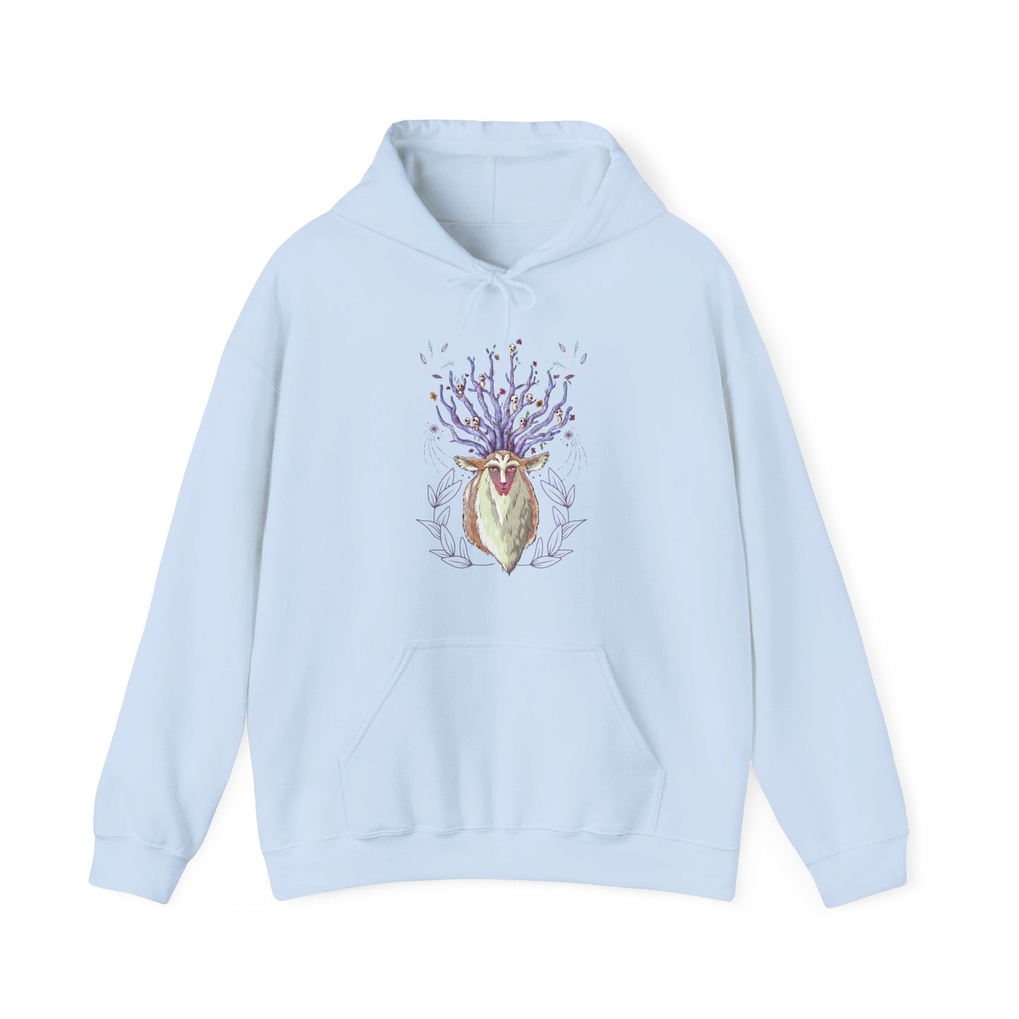 Forest Spirit Hoodie – 100% Cotton Princess Mononoke Hoodie | Studio Ghibli Forest God Sweatshirt