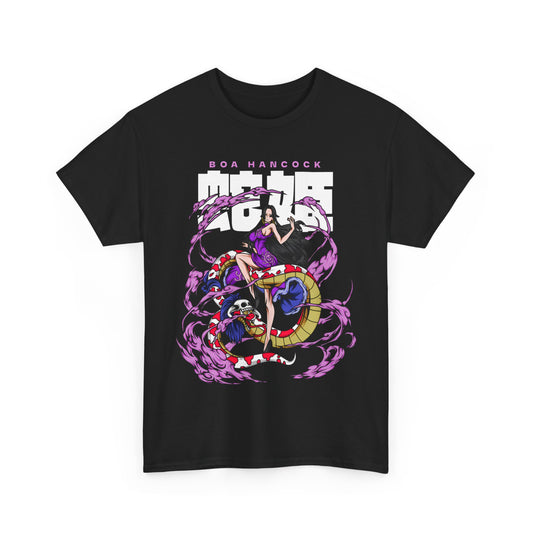 Boa Hancock T-Shirt – 100% Cotton One Piece Anime Tee for Fans