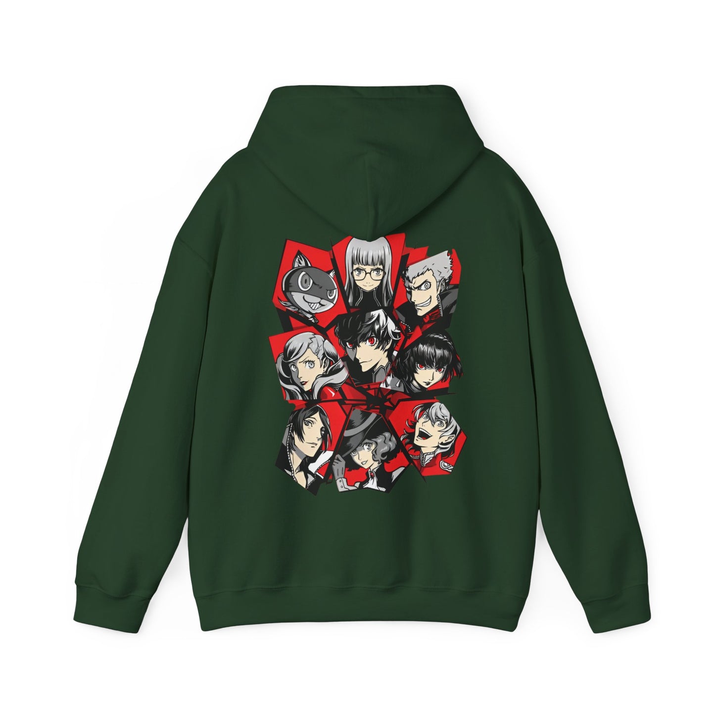 Persona 5 Hoodie with Back Print – 100% Cotton | Phantom Thieves Anime Gamer Hoodie