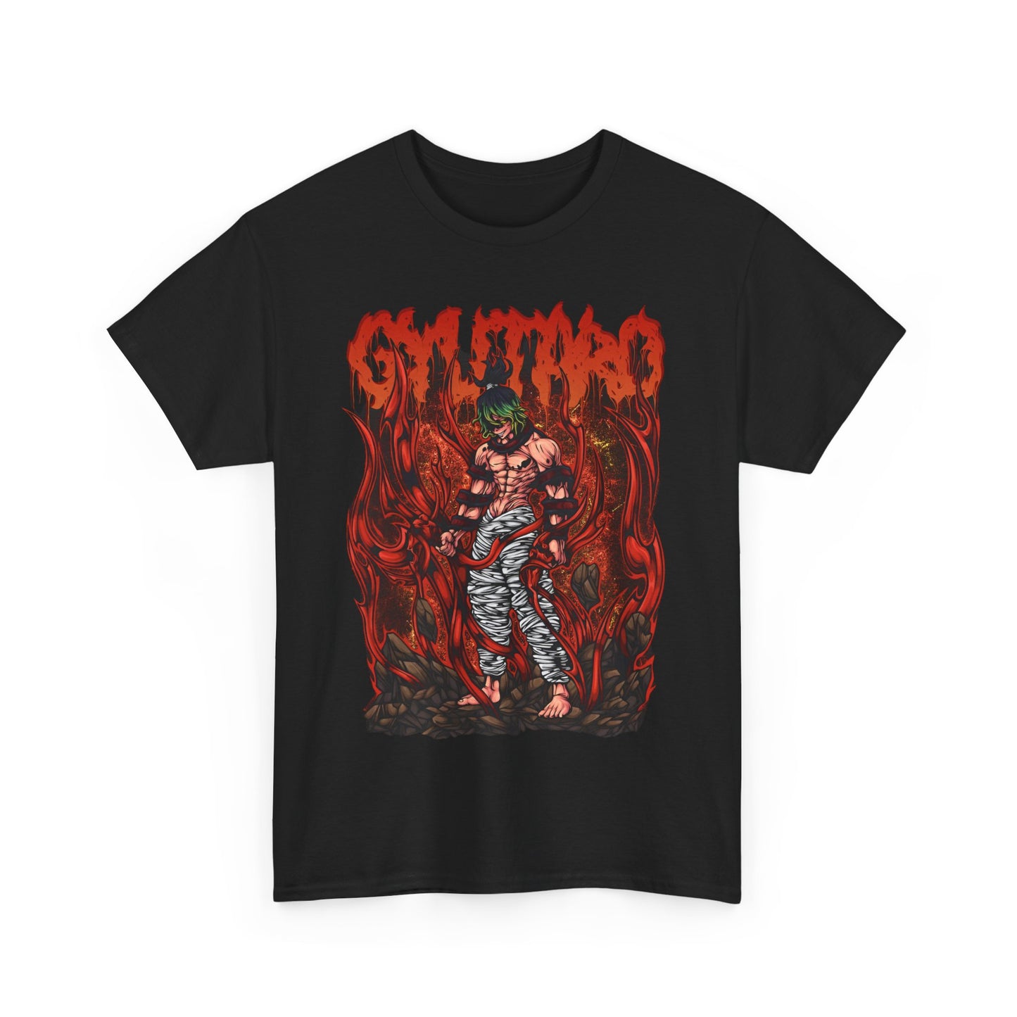 Gyutaro Demon Slayer T-Shirt – 100% Cotton Anime Tee for Upper Moon Six Fans