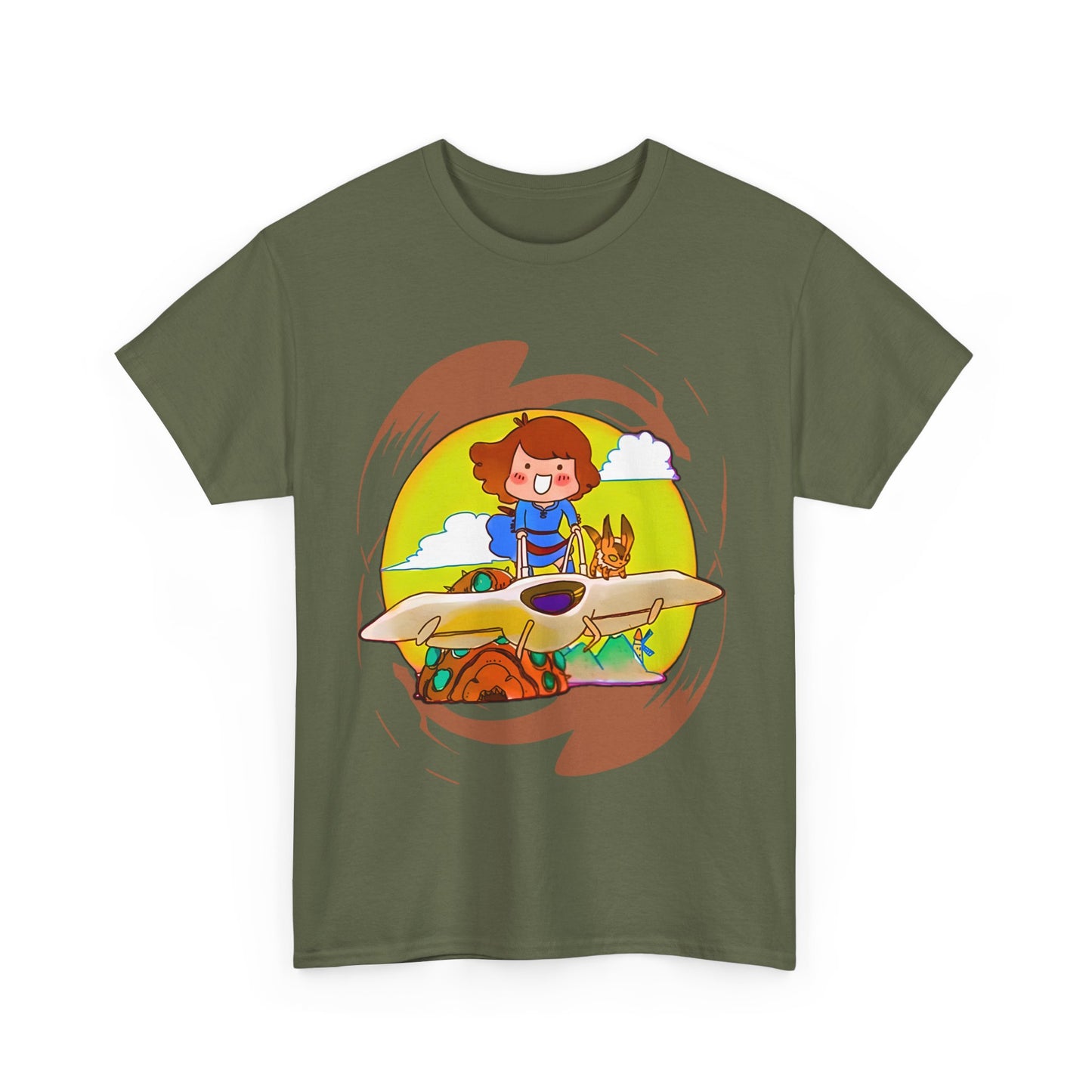 Nausicaa of the Valley of the Wind T-Shirt – 100% Cotton Studio Ghibli Anime Tee