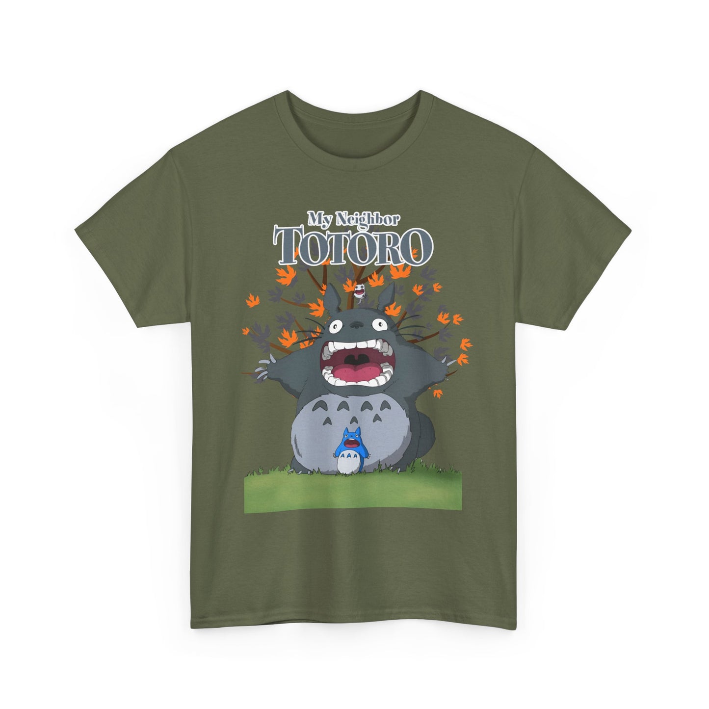 My Neighbor Totoro Scream T-Shirt 100% Cotton Studio Ghibli Tee