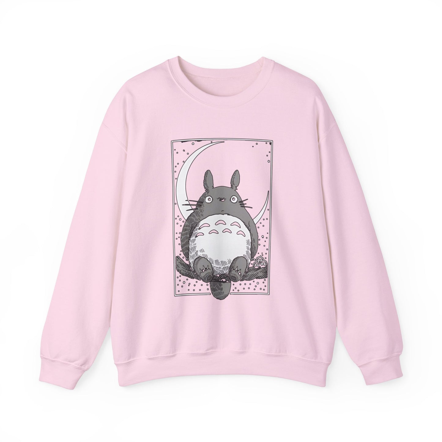 Totoro Night Dreams Sweatshirt – Cozy 100% Cotton Studio Ghibli Pullover for Anime Lovers