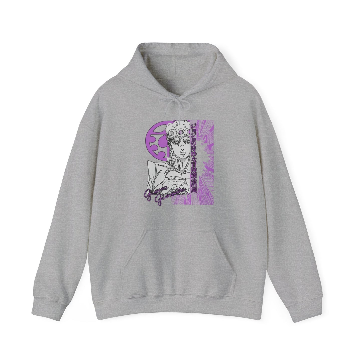 Giorno Giovanna Hoodie – 100% Cotton JoJo’s Bizarre Adventure Anime Streetwear