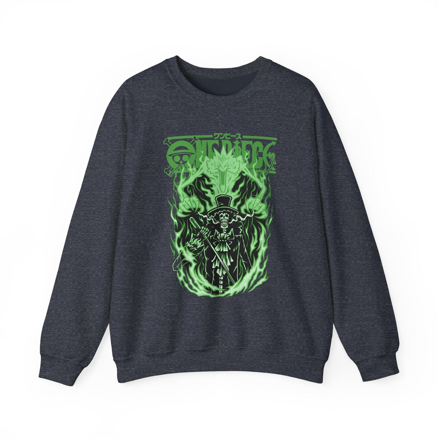 Brook One Piece Sweatshirt – 100% Cotton Anime Pullover for Soul King Fans