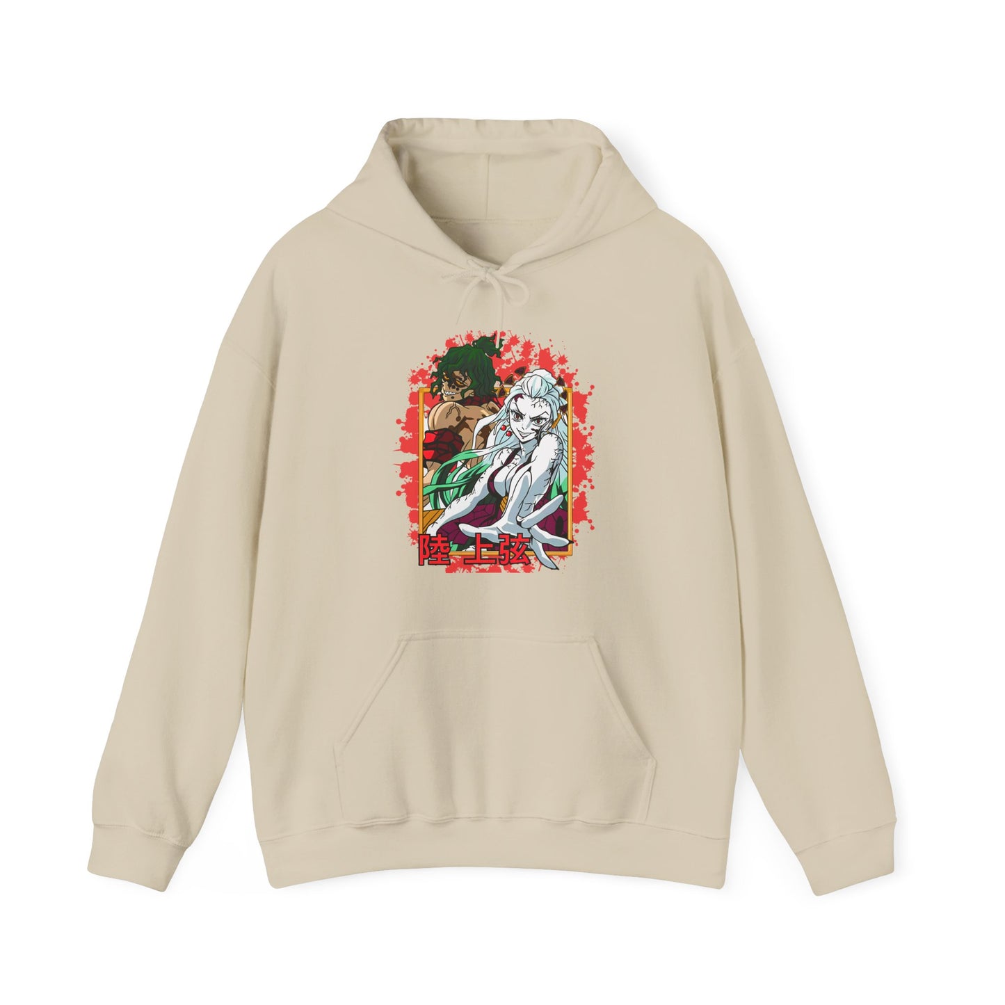 Daki Gyutaro Demon Slayer Hoodie – 100% Cotton Anime Hoodie for Upper Moon Fans