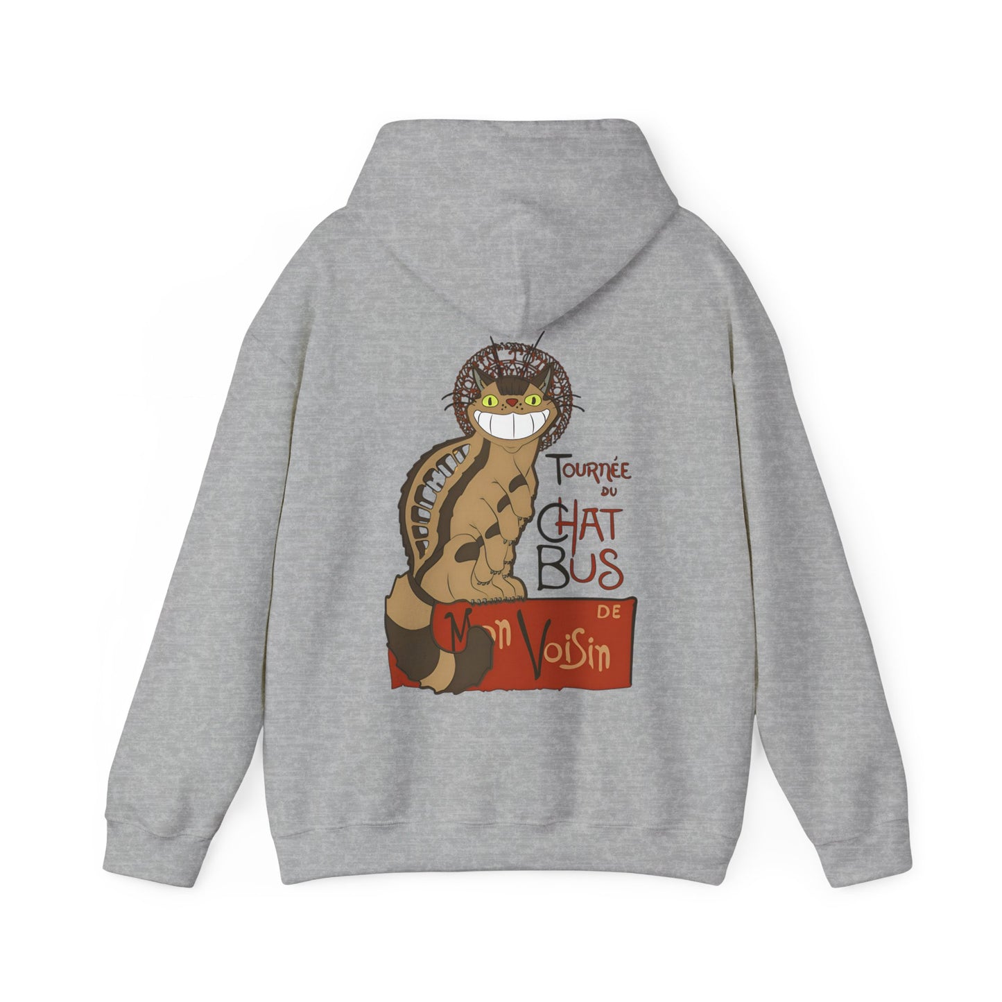 Catbus Back Print Hoodie – 100% Cotton Studio Ghibli Hoodie from My Neighbor Totoro