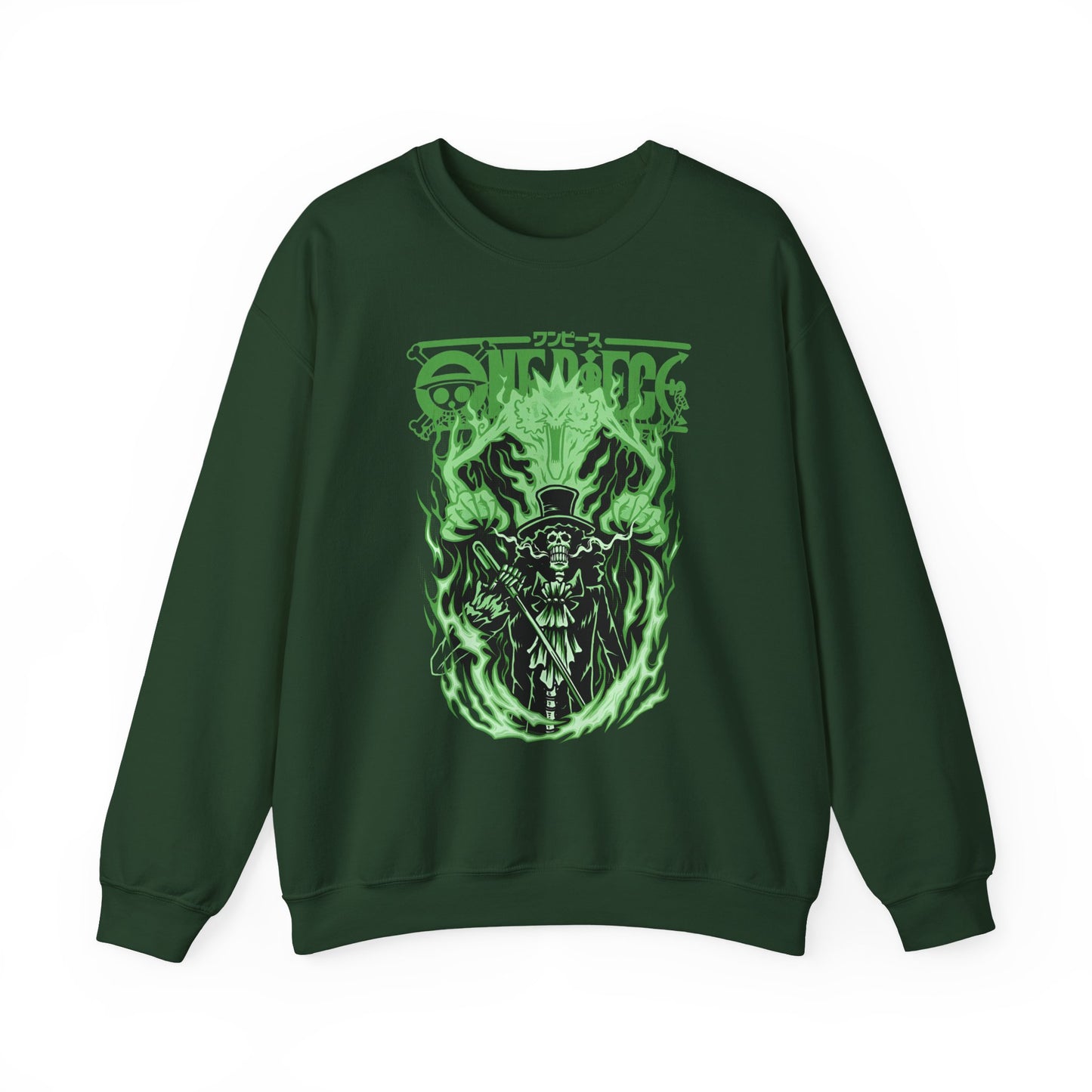 Brook One Piece Sweatshirt – 100% Cotton Anime Pullover for Soul King Fans
