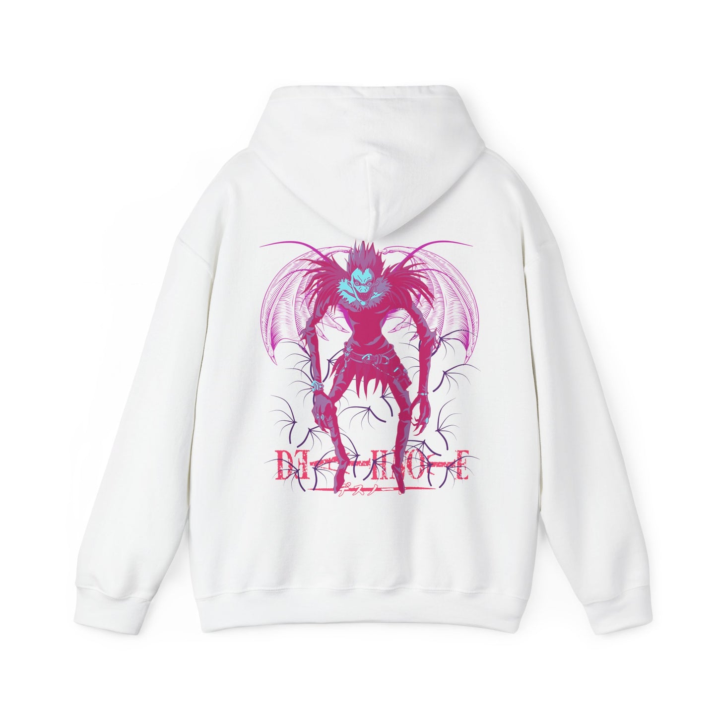 Ryuk Death Note Hoodie 100% Cotton with Back Print – Premium Anime Shinigami Design