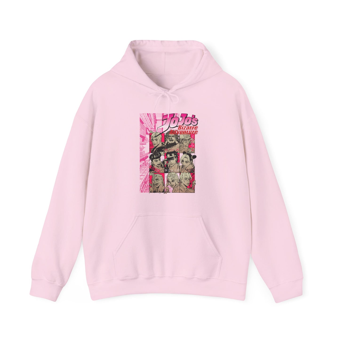 JoJo’s Bizarre Adventure Hoodie – 100% Cotton Anime Hoodie Featuring Iconic Joestar & Stand Designs – Stylish Otaku Sweatshirt