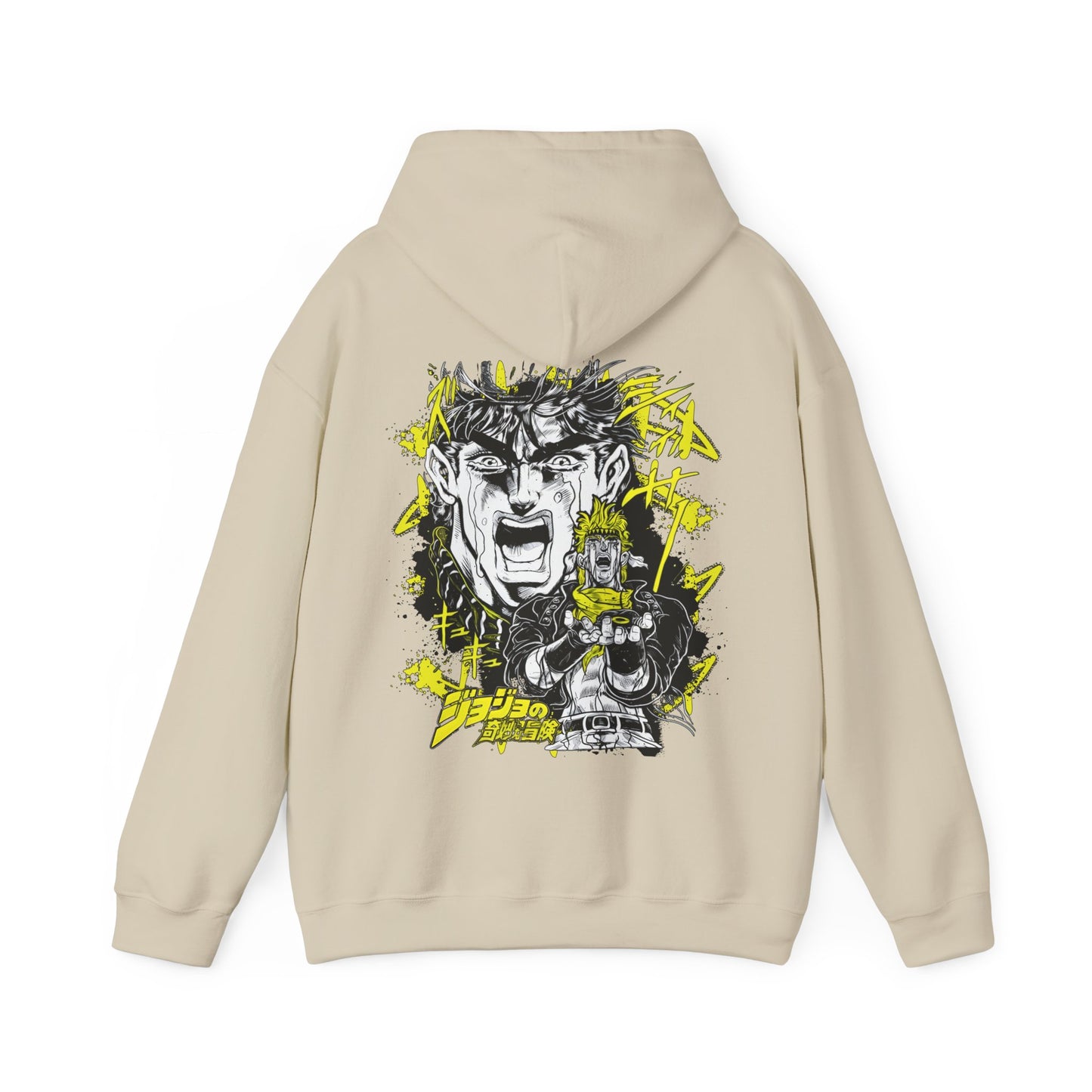 Joestar Back Print Hoodie – 100% Cotton JoJo’s Bizarre Adventure Anime Streetwear
