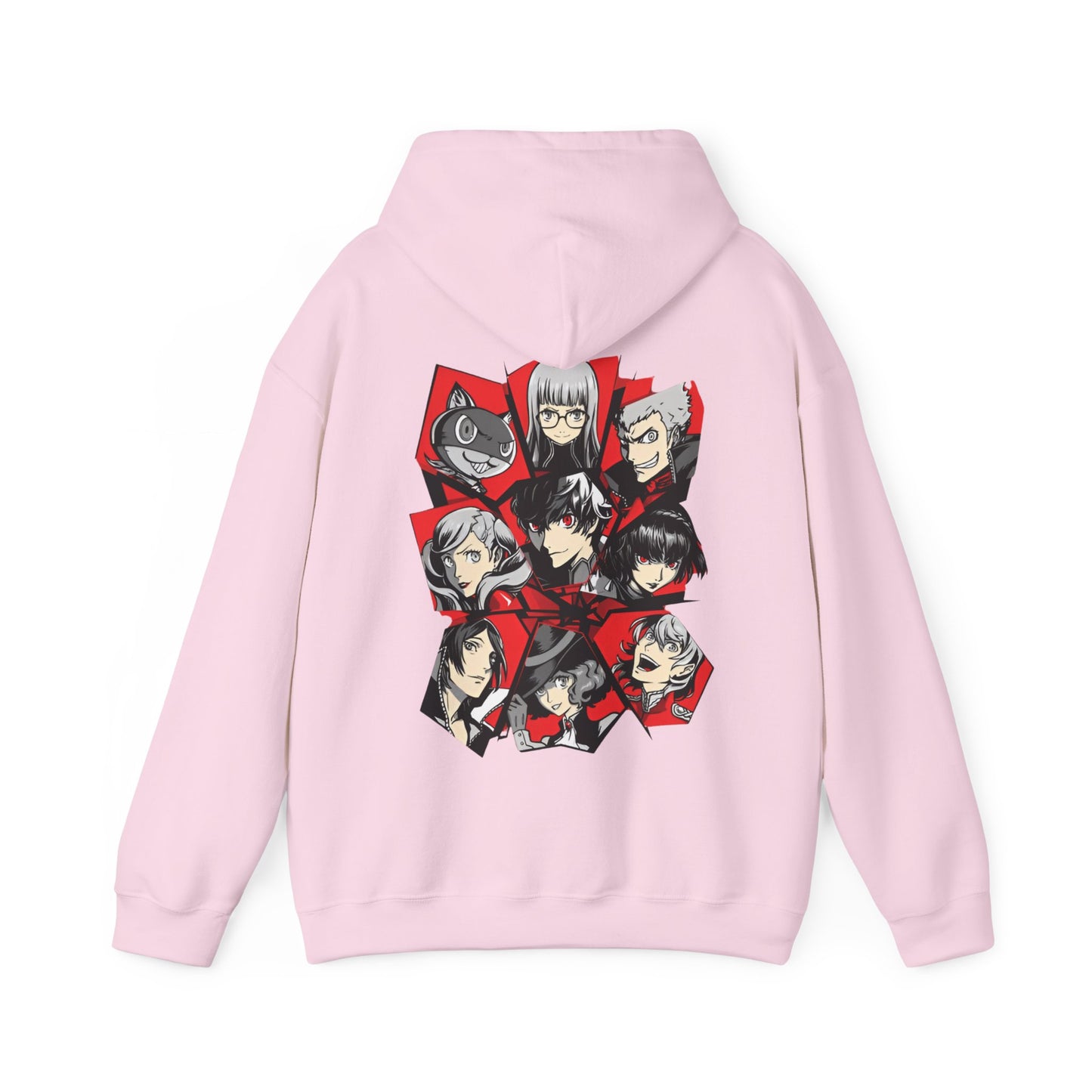 Persona 5 Hoodie with Back Print – 100% Cotton | Phantom Thieves Anime Gamer Hoodie