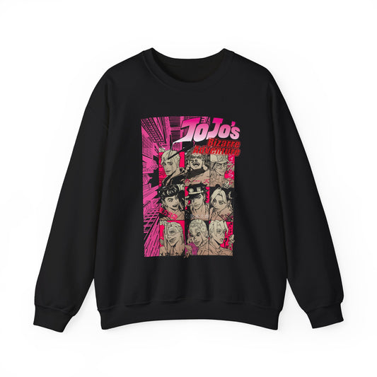 JoJo’s Bizarre Adventure Sweatshirt – 100% Cotton Anime Pullover Featuring Joestar & Stand Designs – Stylish Otaku Clothing