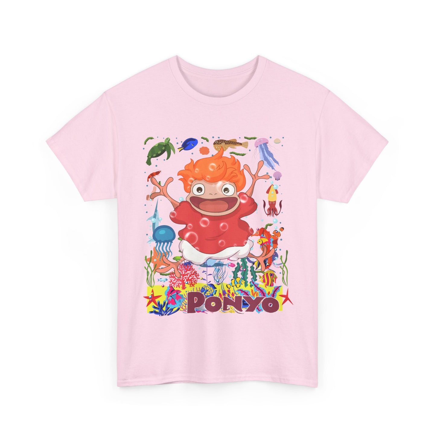 Ponyo Studio Ghibli T-Shirt 100% Cotton Anime Tee