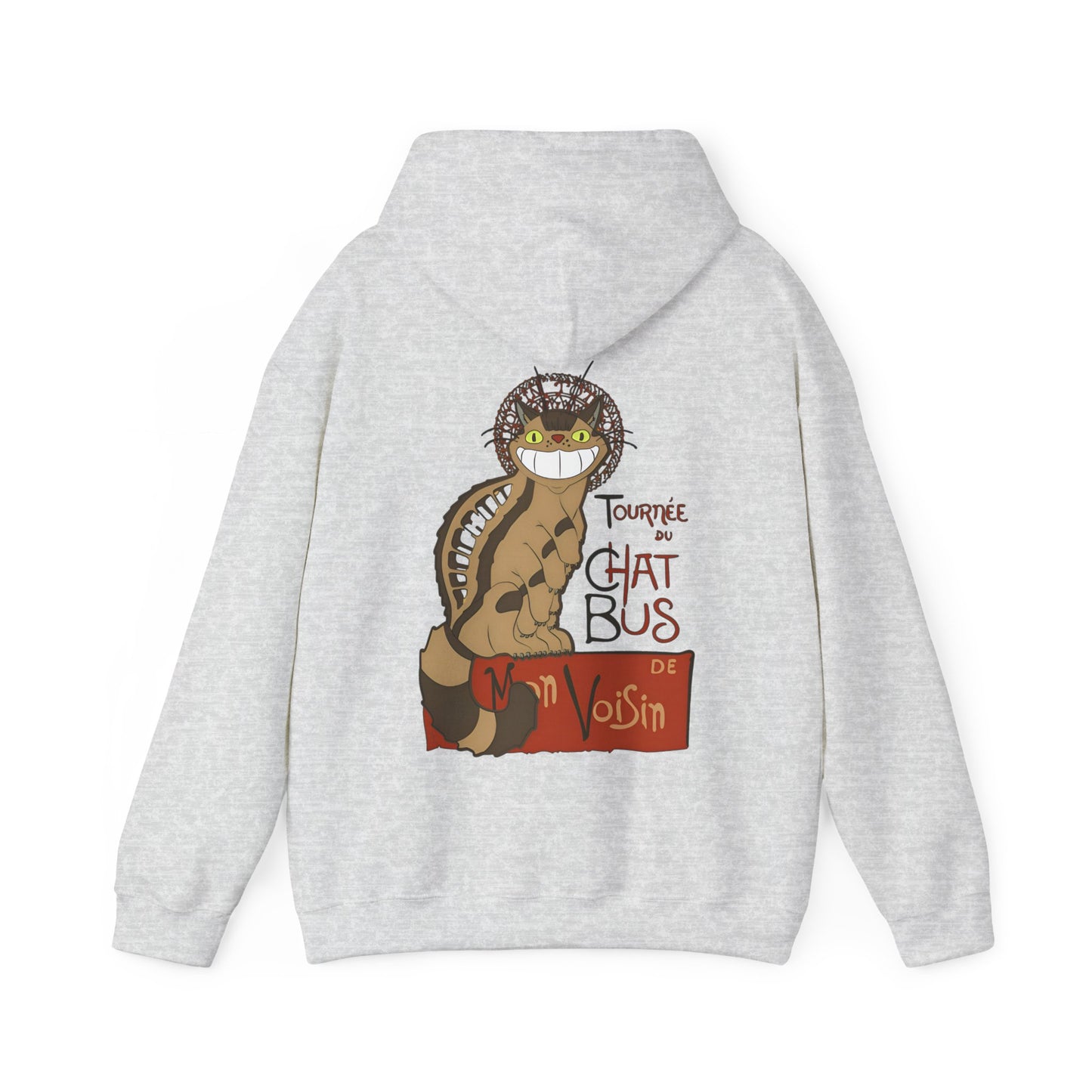 Catbus Back Print Hoodie – 100% Cotton Studio Ghibli Hoodie from My Neighbor Totoro