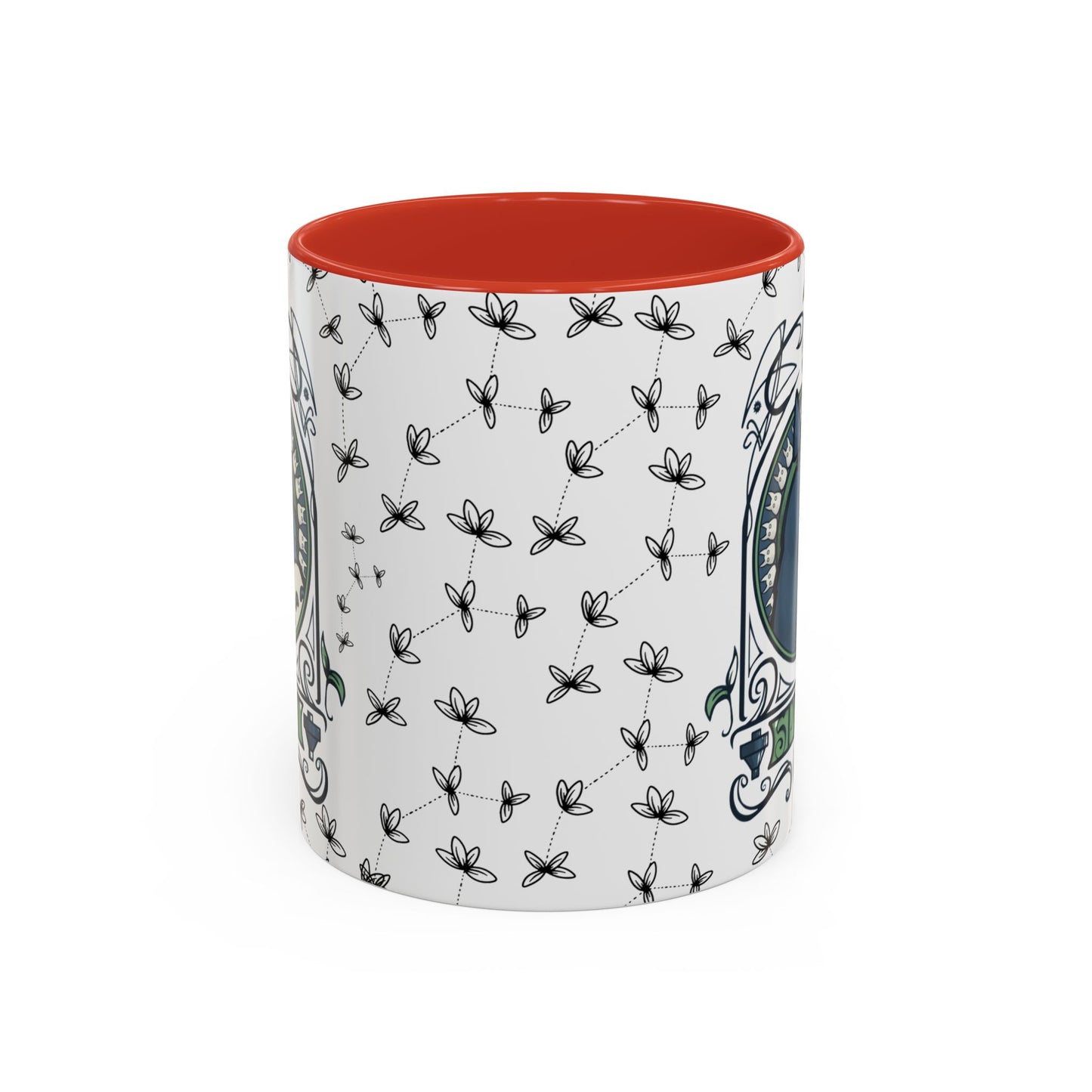 Totoro Spirited Ghibli Accent Handle Mug – 11oz & 15oz Anime Cup – Studio Ghibli Coffee Gift