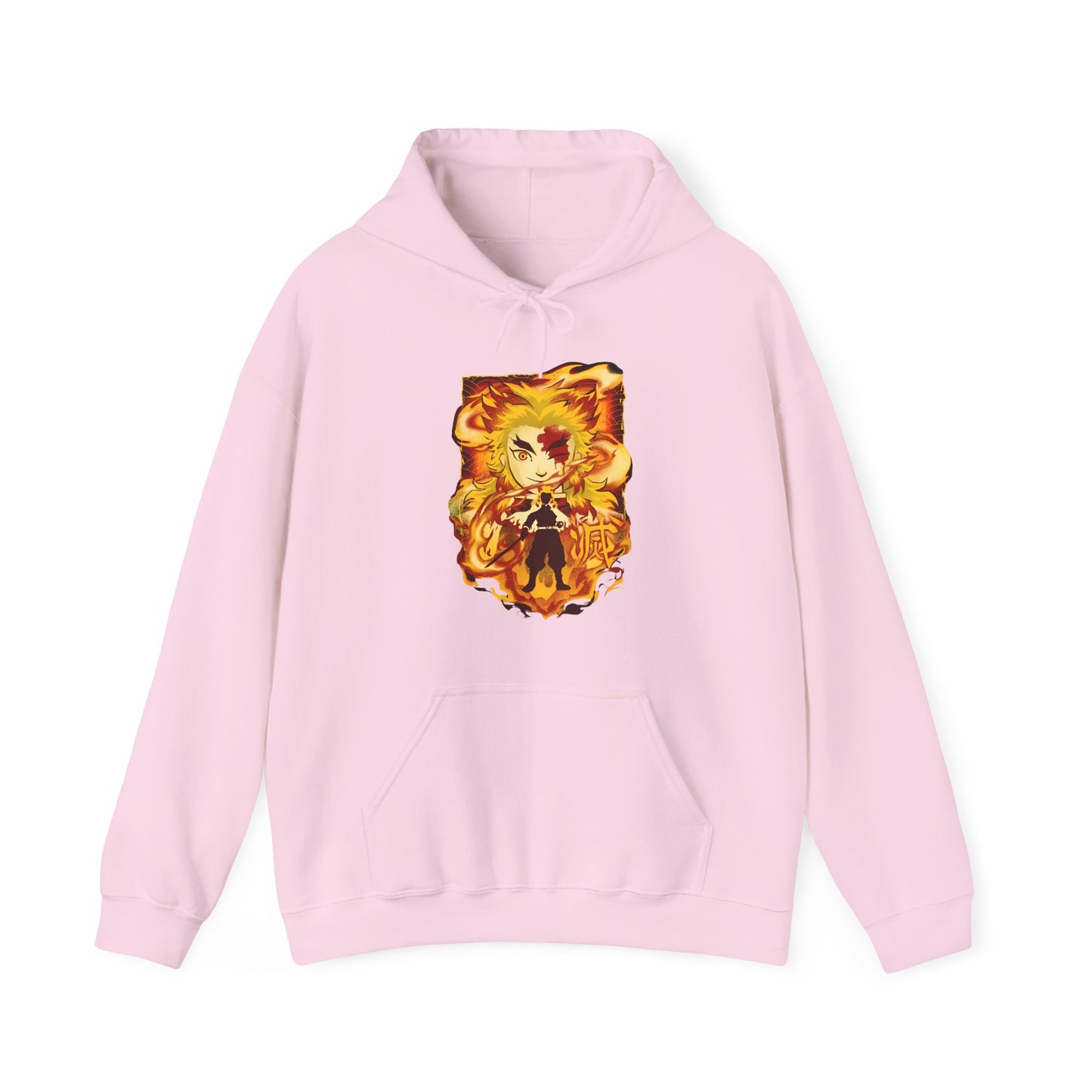 Kyojuro Rengoku Demon Slayer Hoodie – 100% Cotton Anime Hoodie for Flame Hashira Fans