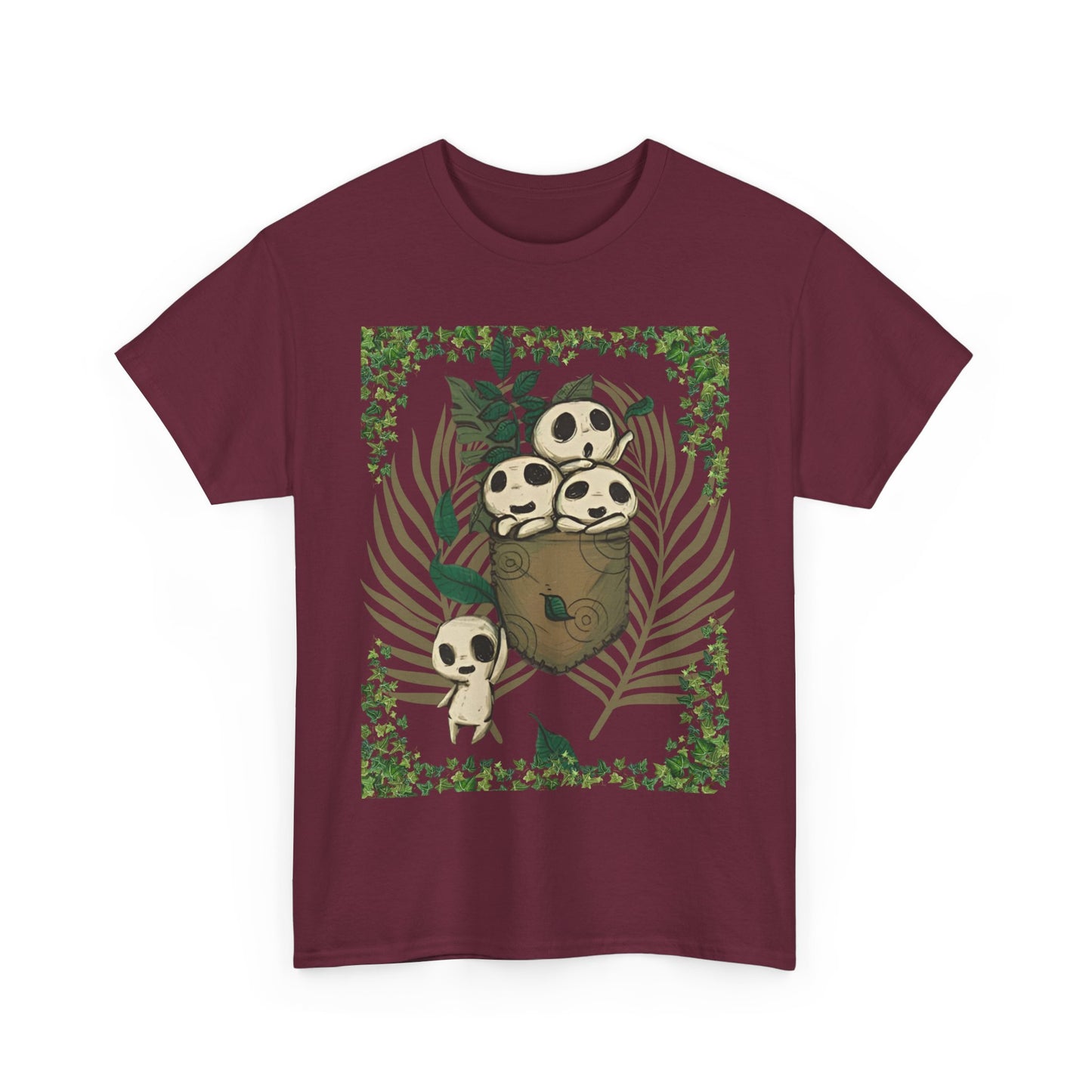 Kodama Ghibli T-Shirt 100% Cotton Studio Ghibli Anime Tee