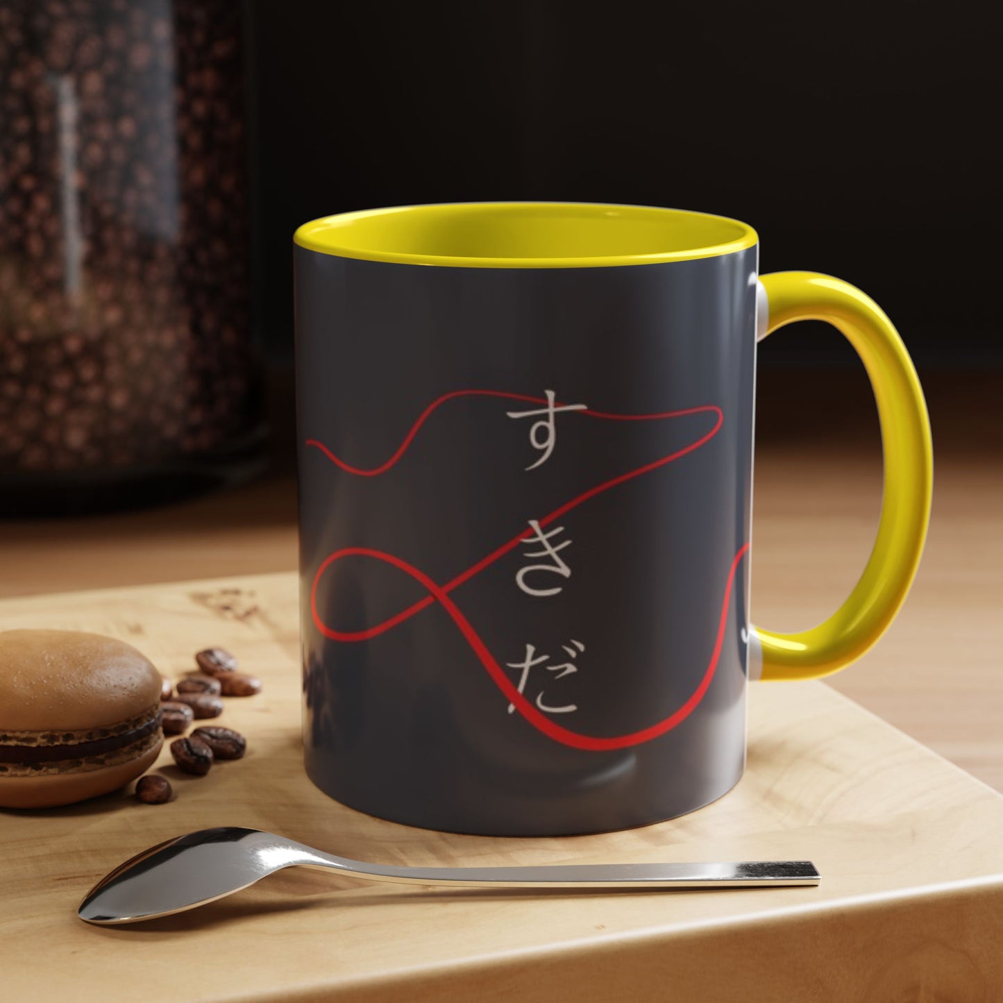 Your Name Accent Mug – Kimi no Na wa Color Handle Cup 11oz & 15oz – Romantic Anime Sky Scene Gift
