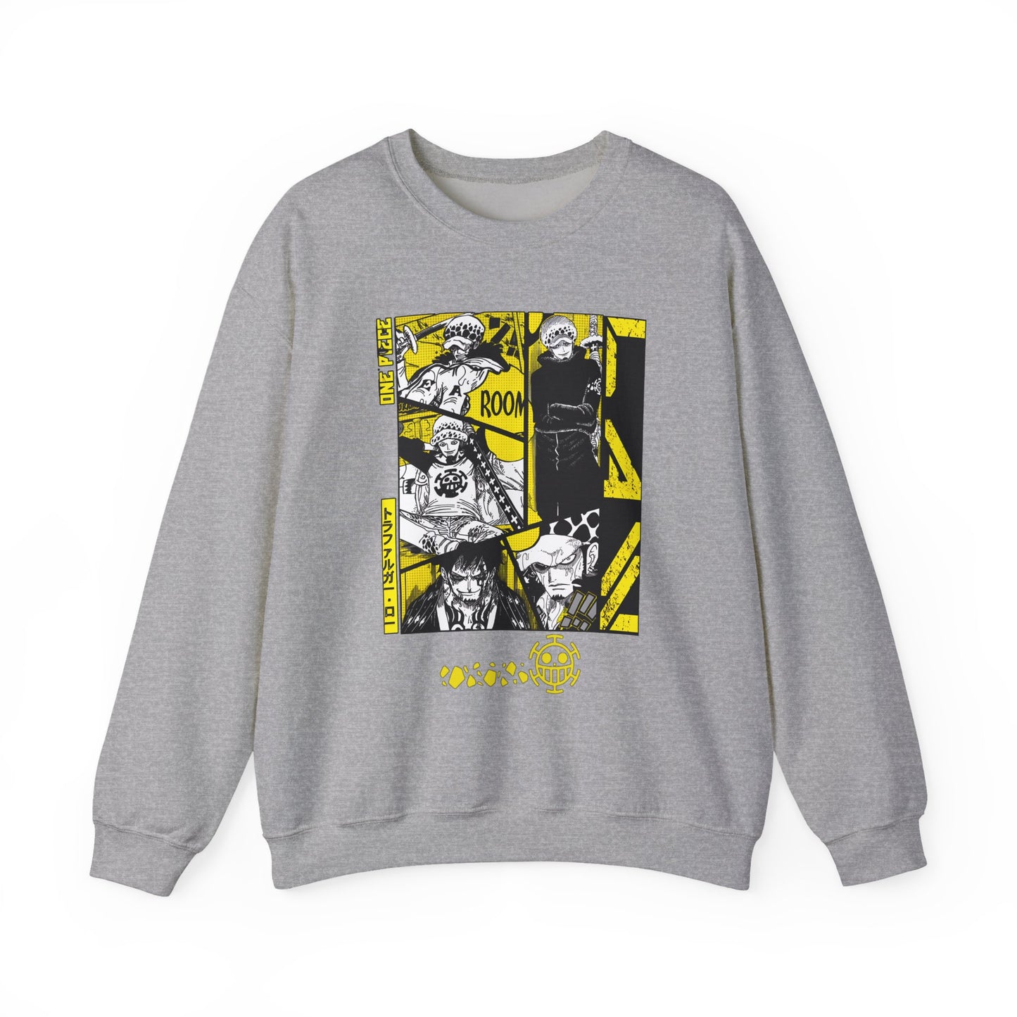 Trafalgar Law One Piece Sweatshirt – 100% Cotton Anime Pullover for Fans