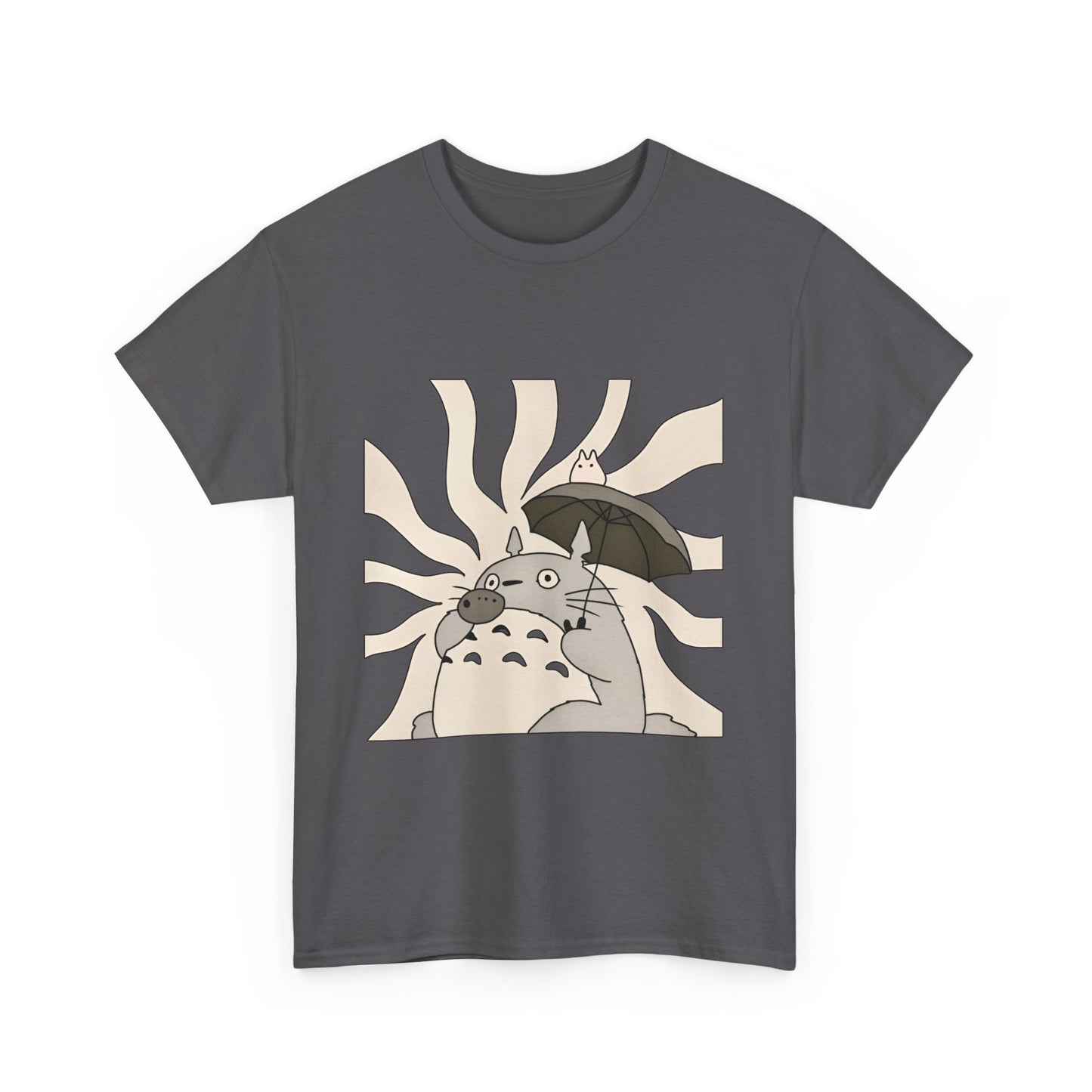 Totoro Eating Shirt – 100% Cotton Ghibli T-Shirt for Anime Fans