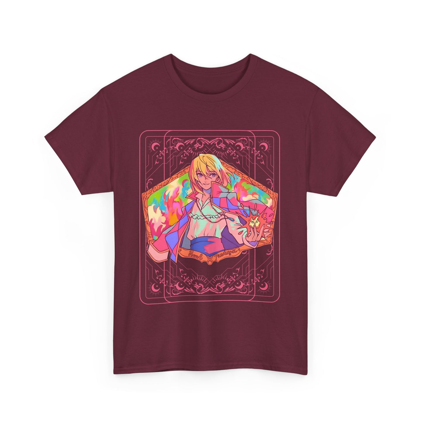 Howl Ghibli T-Shirt – 100% Cotton Anime Tee from Howl’s Moving Castle