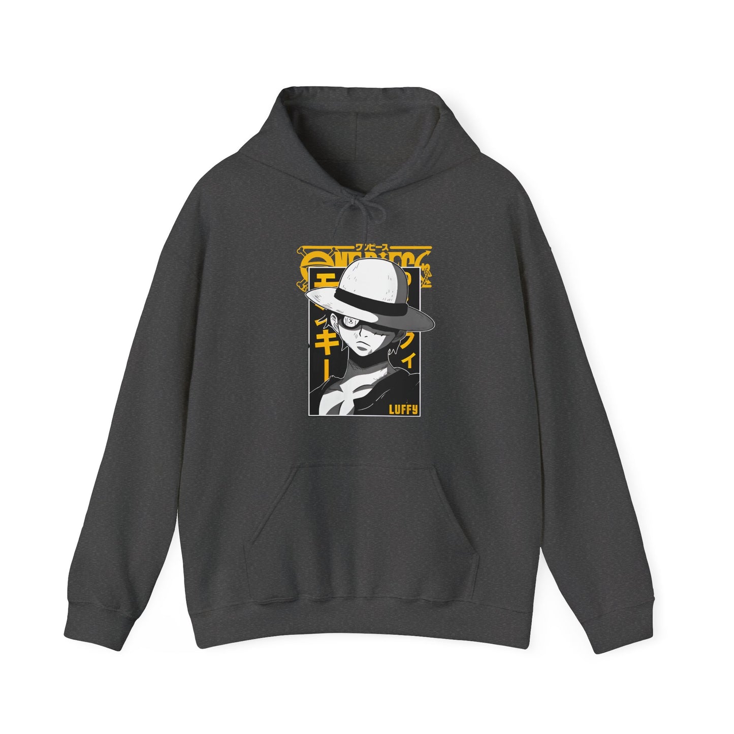 Luffy One Piece Hoodie – 100% Cotton Anime Hoodie for Straw Hat Pirates Fans