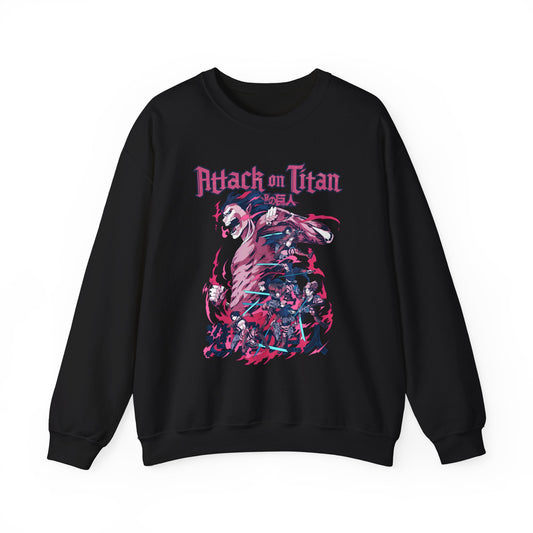 Attack on Titan Sweatshirt – 100% Cotton Pullover for Anime Fans