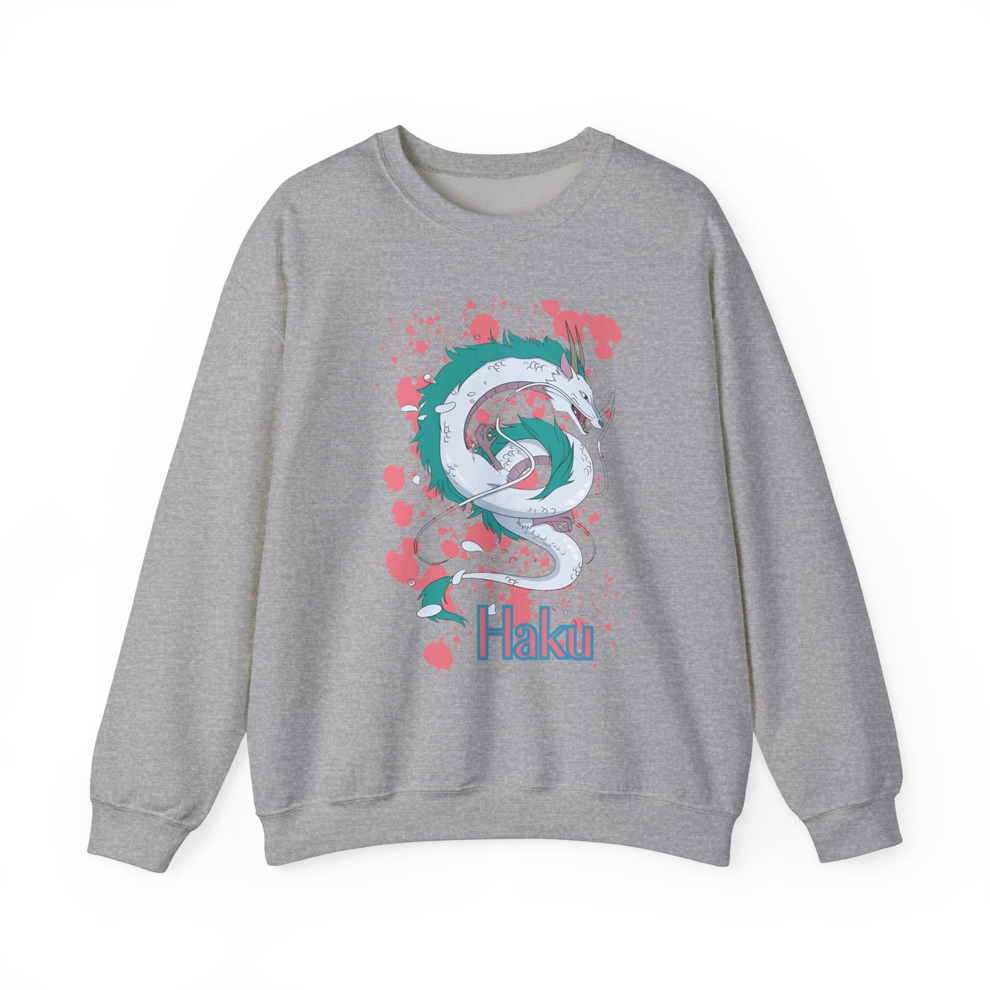 Haku Spirited Away Sweatshirt – 100% Cotton Studio Ghibli Dragon Spirit Pullover