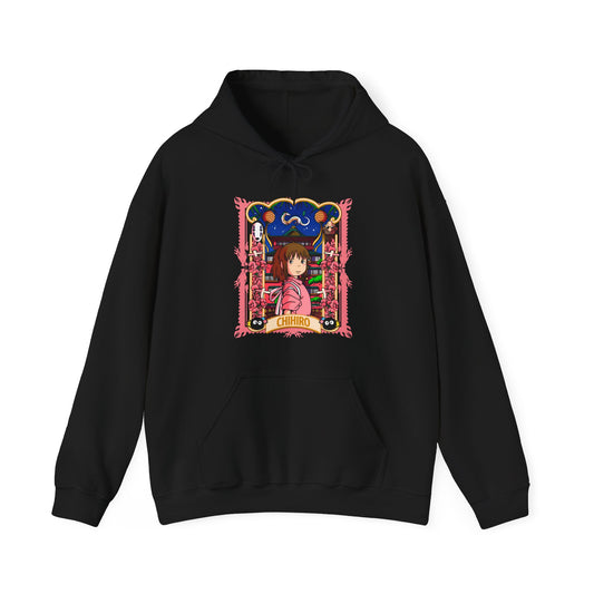 Spirited Away Chihiro Hoodie – 100% Cotton Studio Ghibli Hoodie for Anime and Ghibli Fans