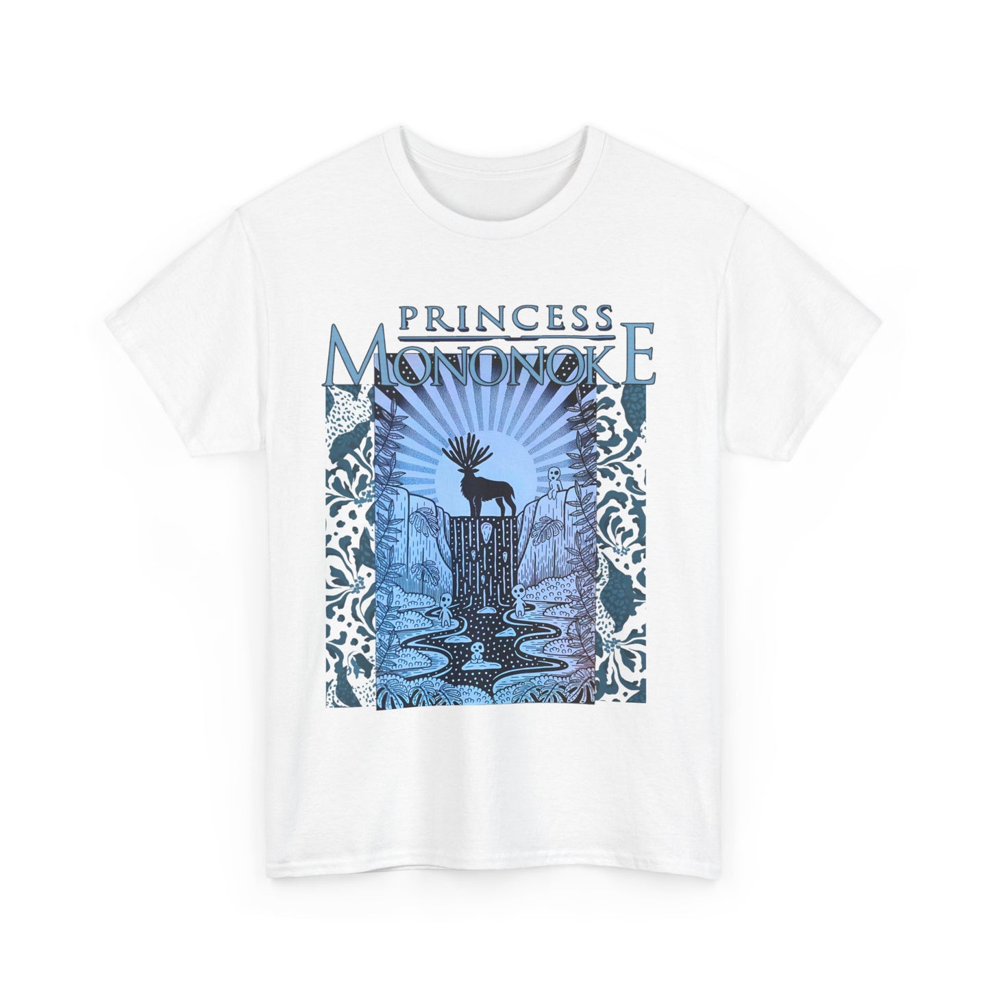 Mononoke Princess Forest Spirit T-Shirt – 100% Cotton Studio Ghibli Inspired Anime Tee