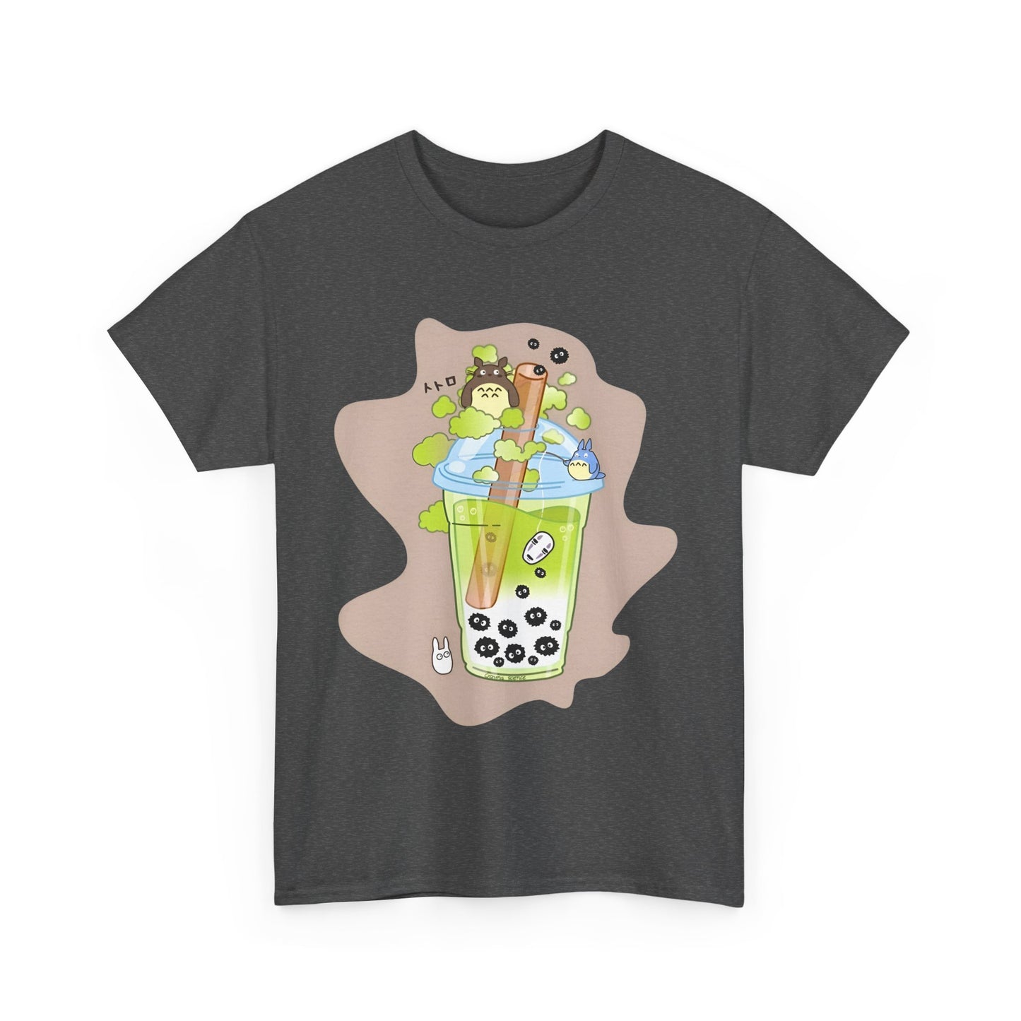 Ghibli Characters Smoothie T-Shirt | 100% Cotton Studio Ghibli Anime Tee