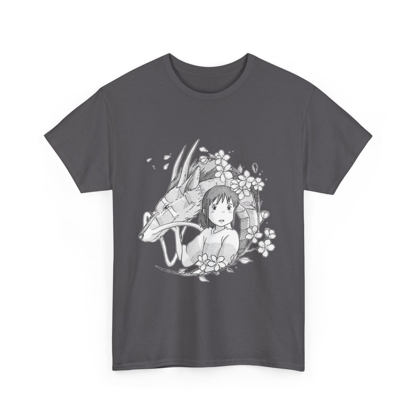 Chihiro and Haku T-Shirt – Spirited Away Ghibli Cotton Tee