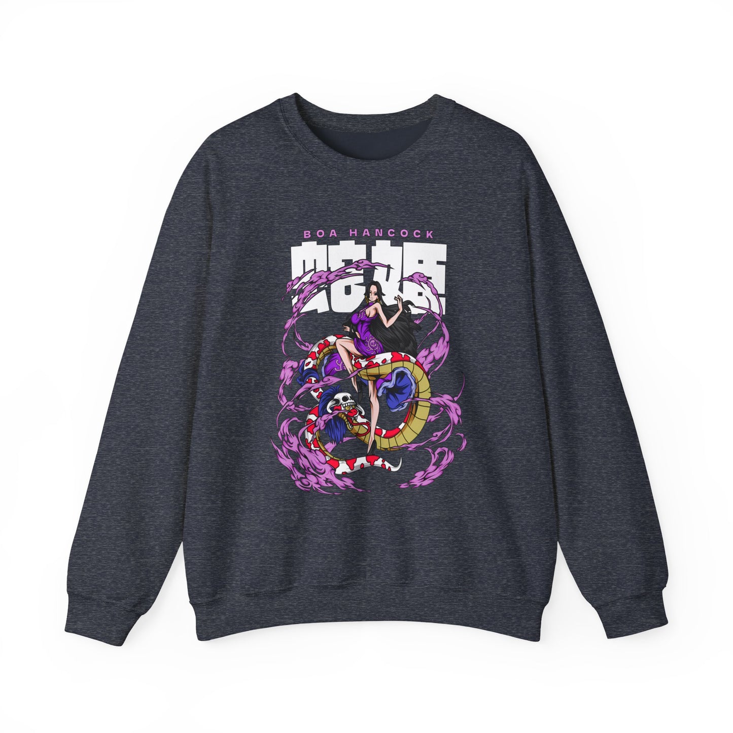Boa Hancock Sweatshirt – 100% Cotton One Piece Anime Pullover for Fans